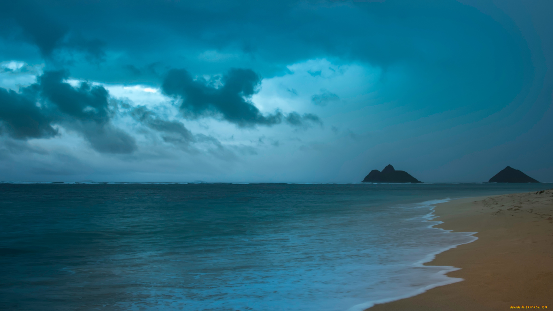 природа, побережье, океан