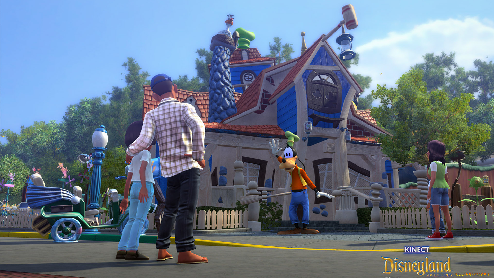 видео, игры, kinect, disneyland, adventures, disney