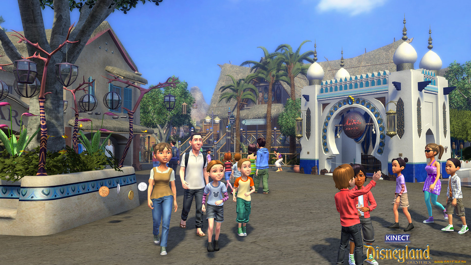 видео, игры, kinect, disneyland, adventures, disney