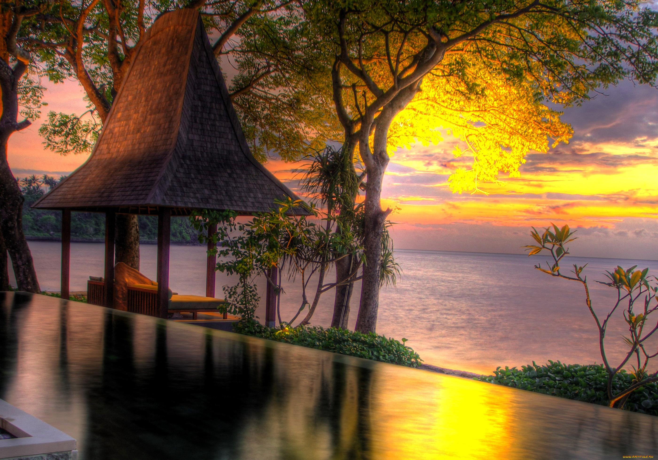 beautiful, view, hdr, природа, пейзажи, море, курорт