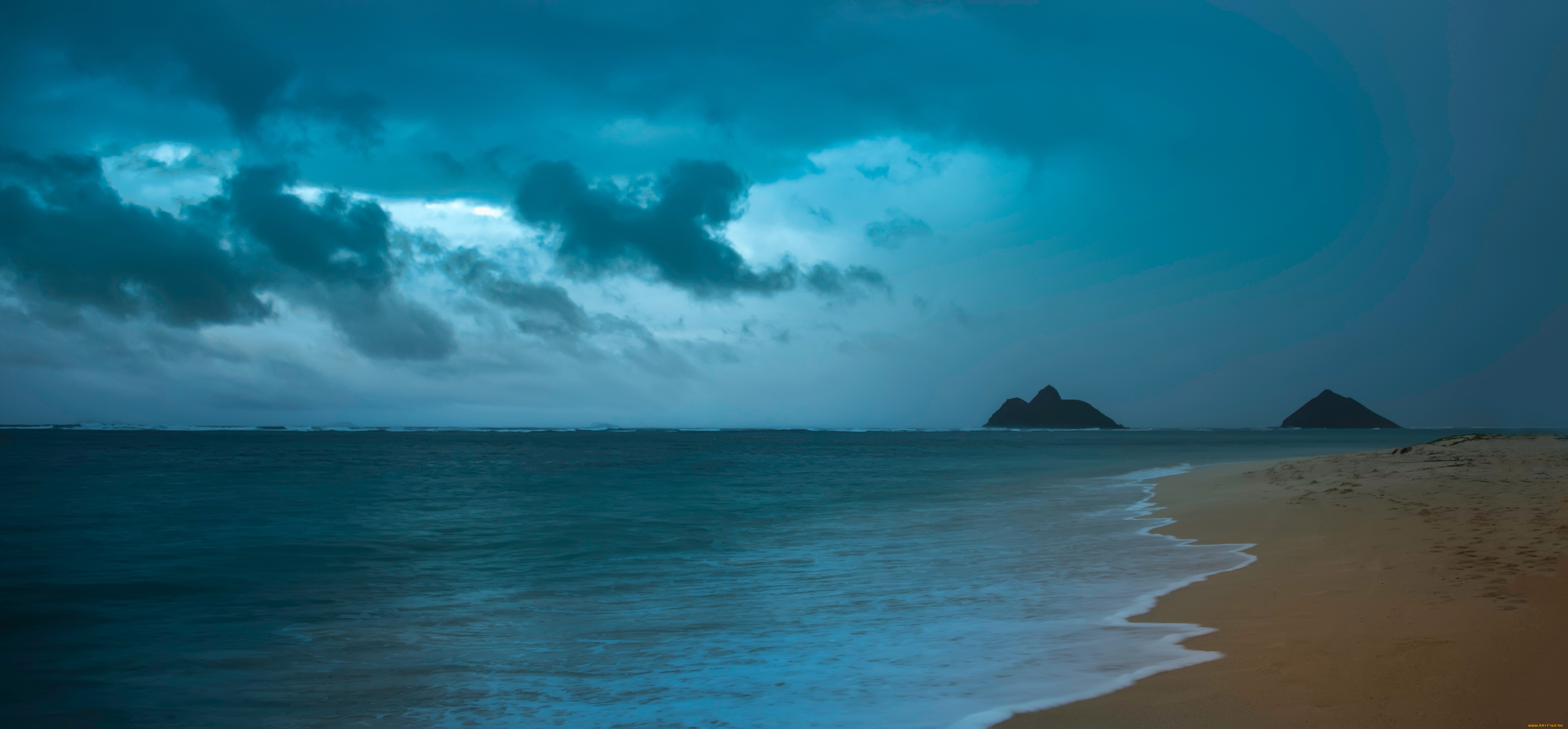 природа, побережье, океан