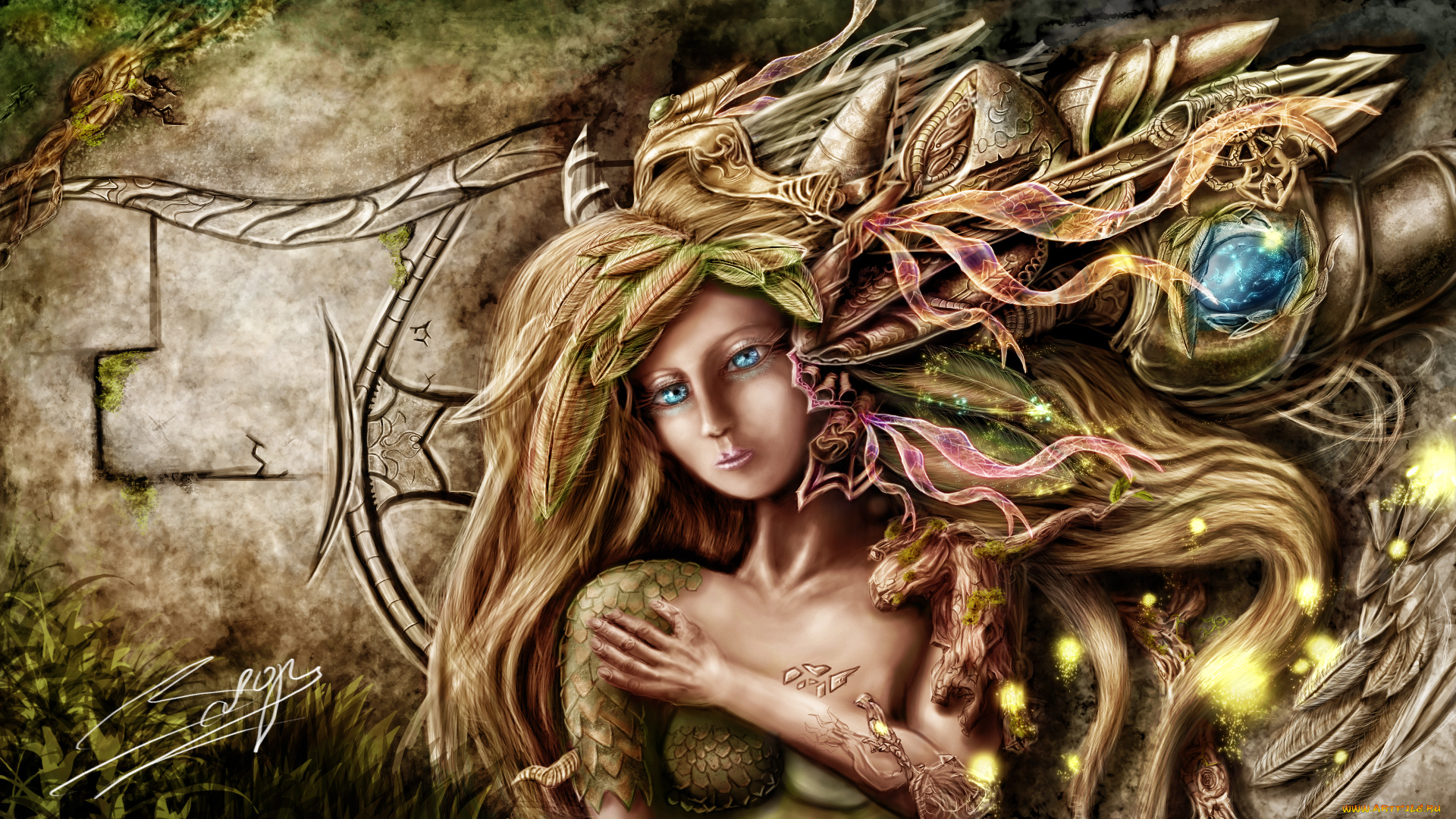 фэнтези, существа, девушка