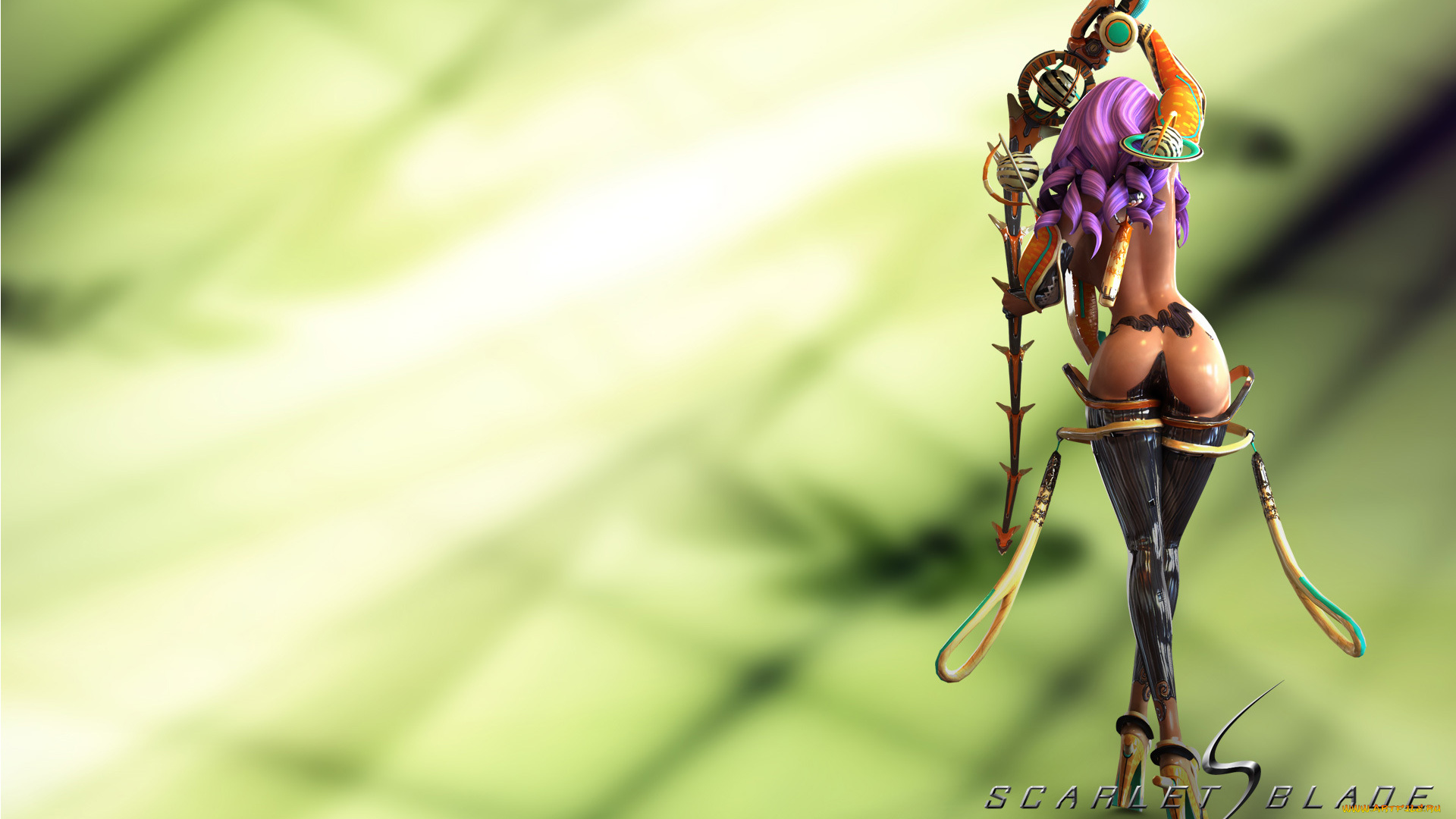 scarlet, blade, видео, игры, девушка