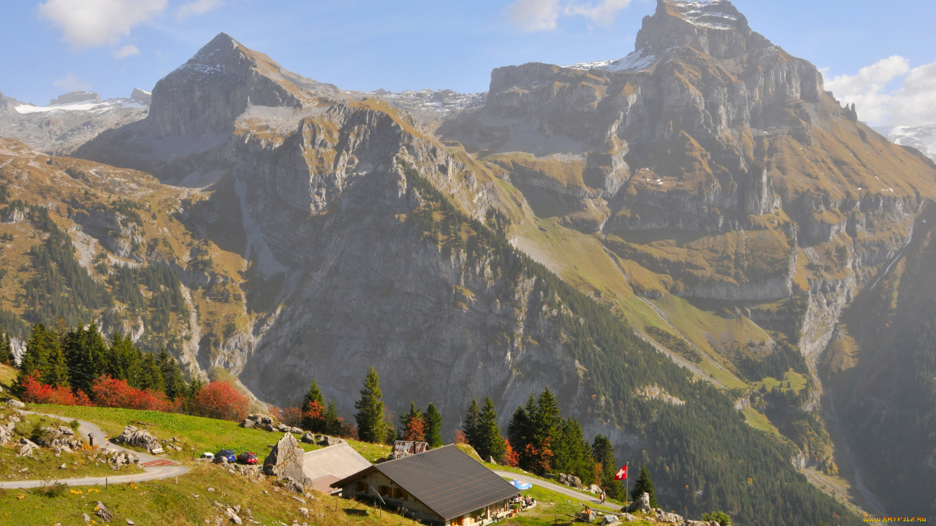 швейцария, энгельберг, природа, горы