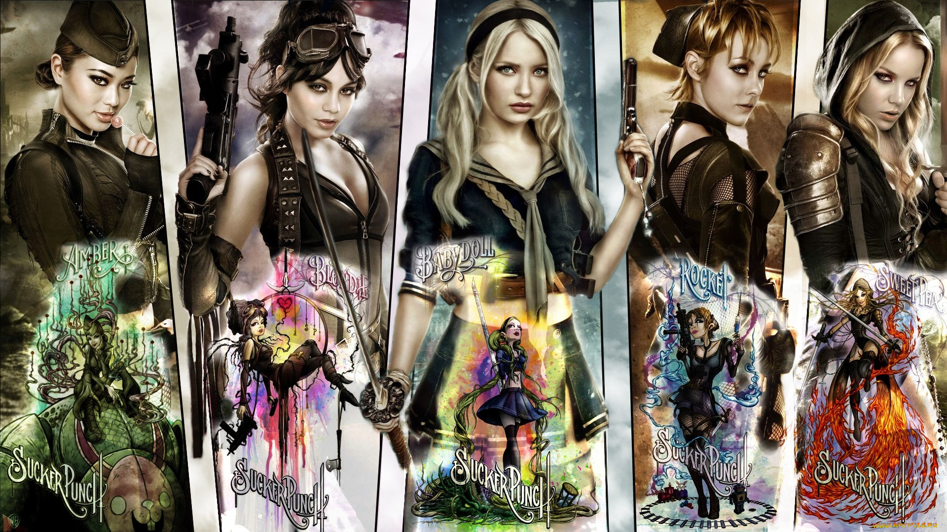 sucker, punch, кино, фильмы, сша, запрещенный, прием, триллер, фэнтези, боевик