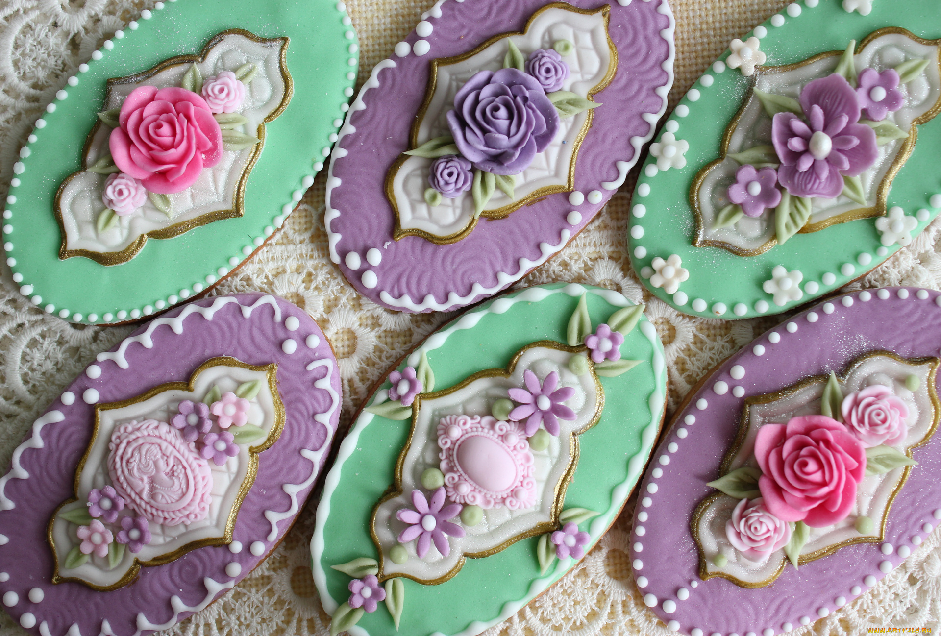 еда, пирожные, кексы, печенье, марципан