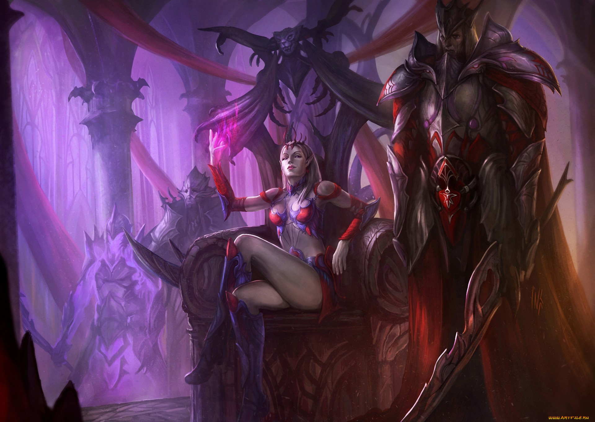 фэнтези, красавицы, чудовища, монстры, королева