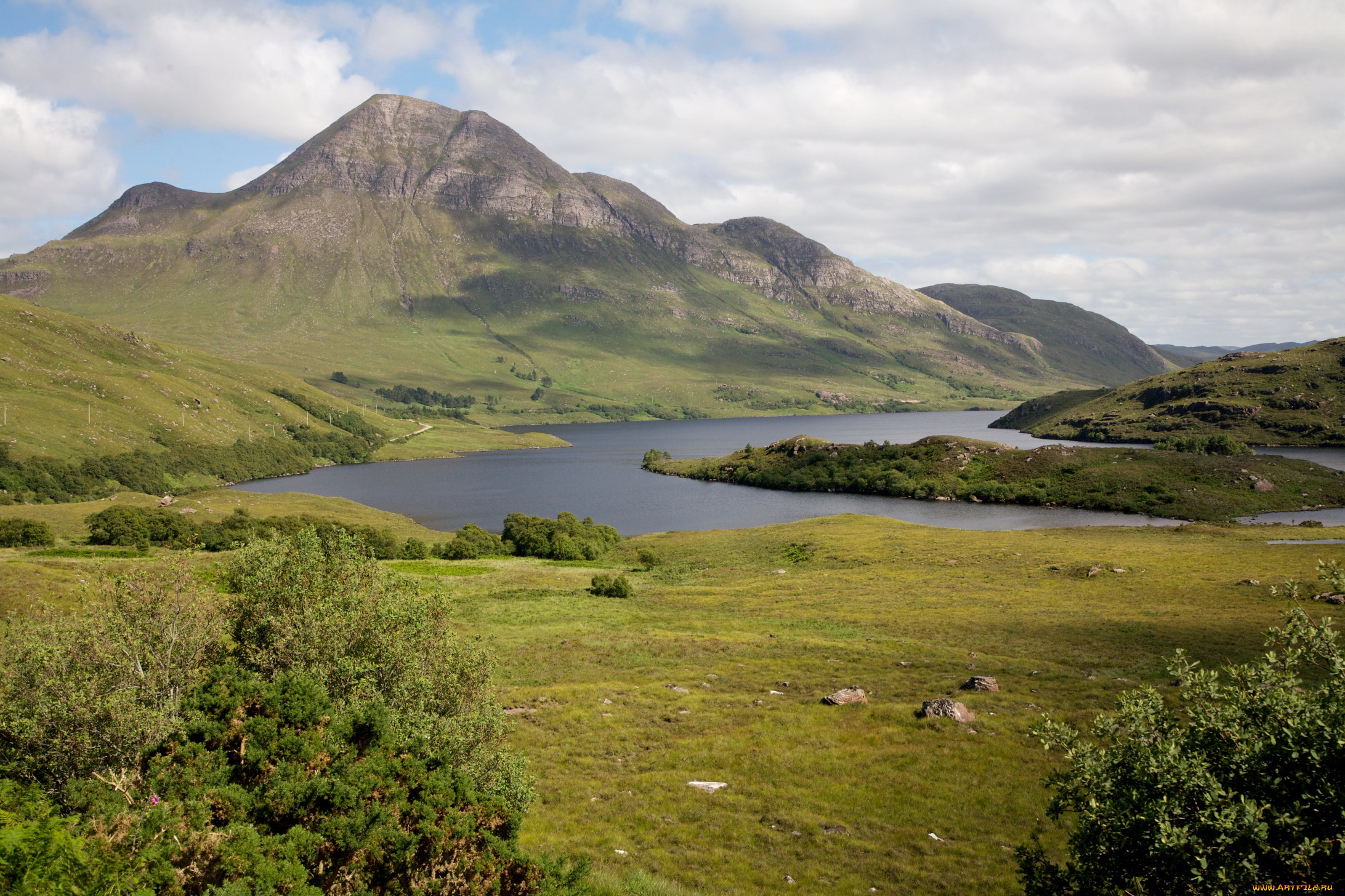 великобритания, хайленд, природа, реки, озера, пейзаж