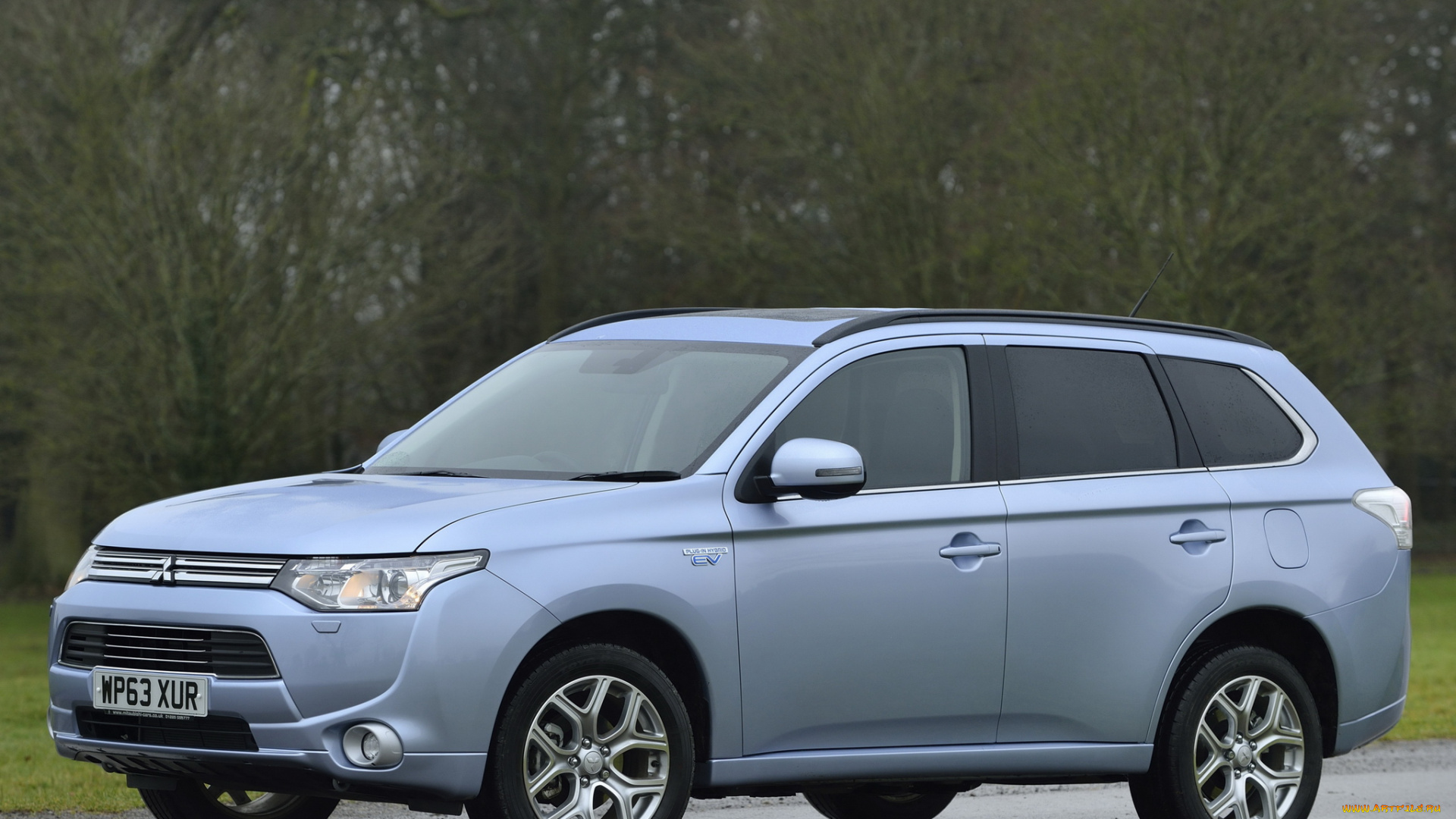 автомобили, mitsubishi, outlander, серый, uk-spec, phev