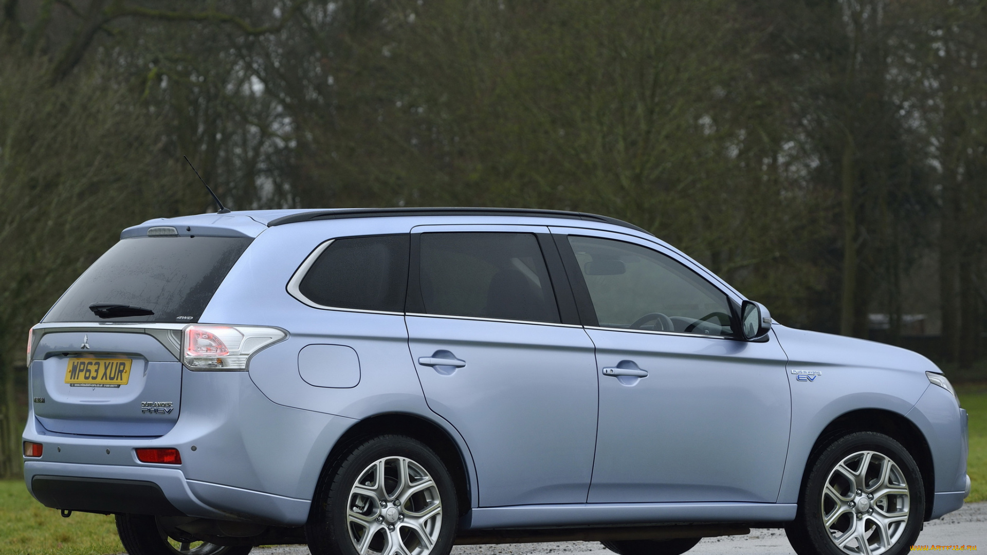 автомобили, mitsubishi, outlander, серый, uk-spec, phev