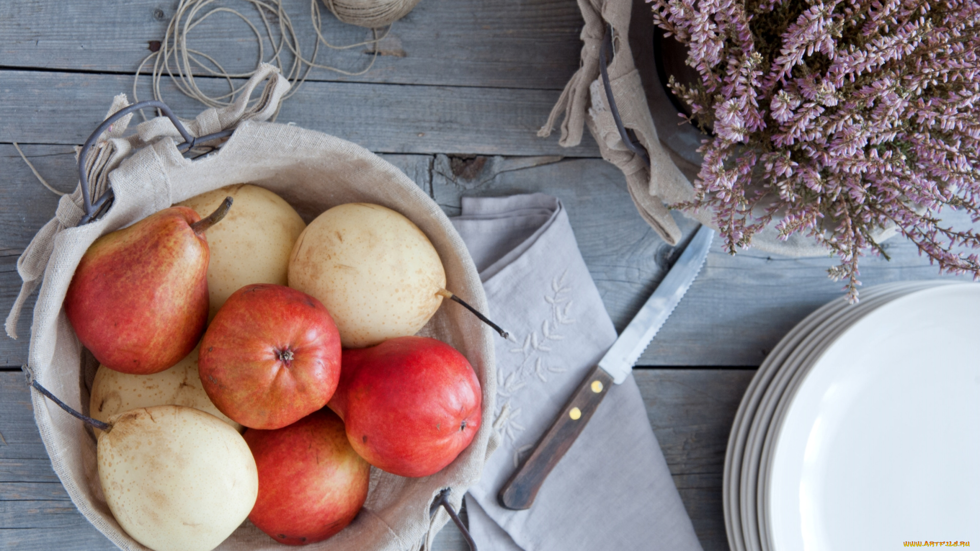 еда, груши, вереск, плоды