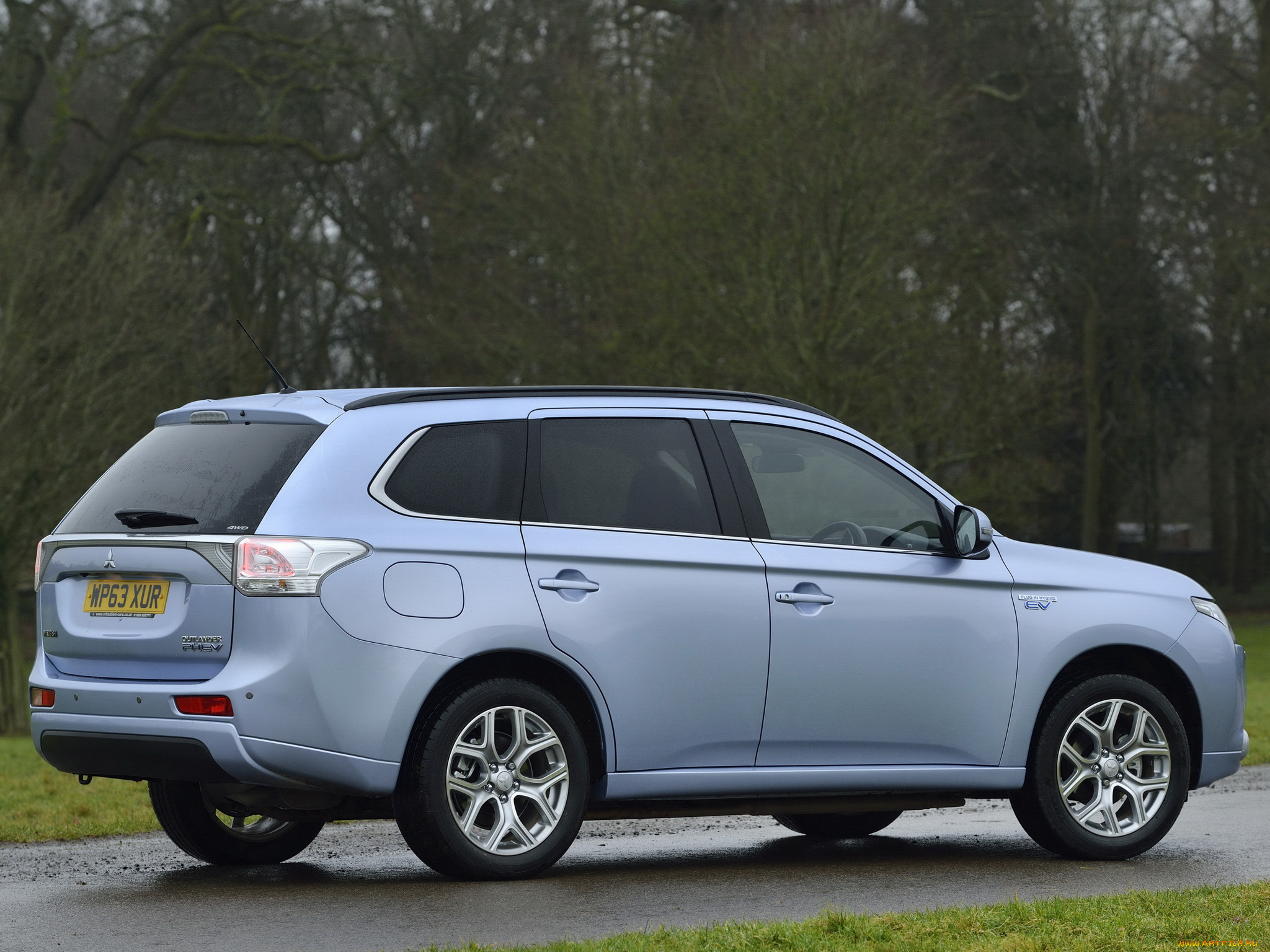 автомобили, mitsubishi, outlander, серый, uk-spec, phev