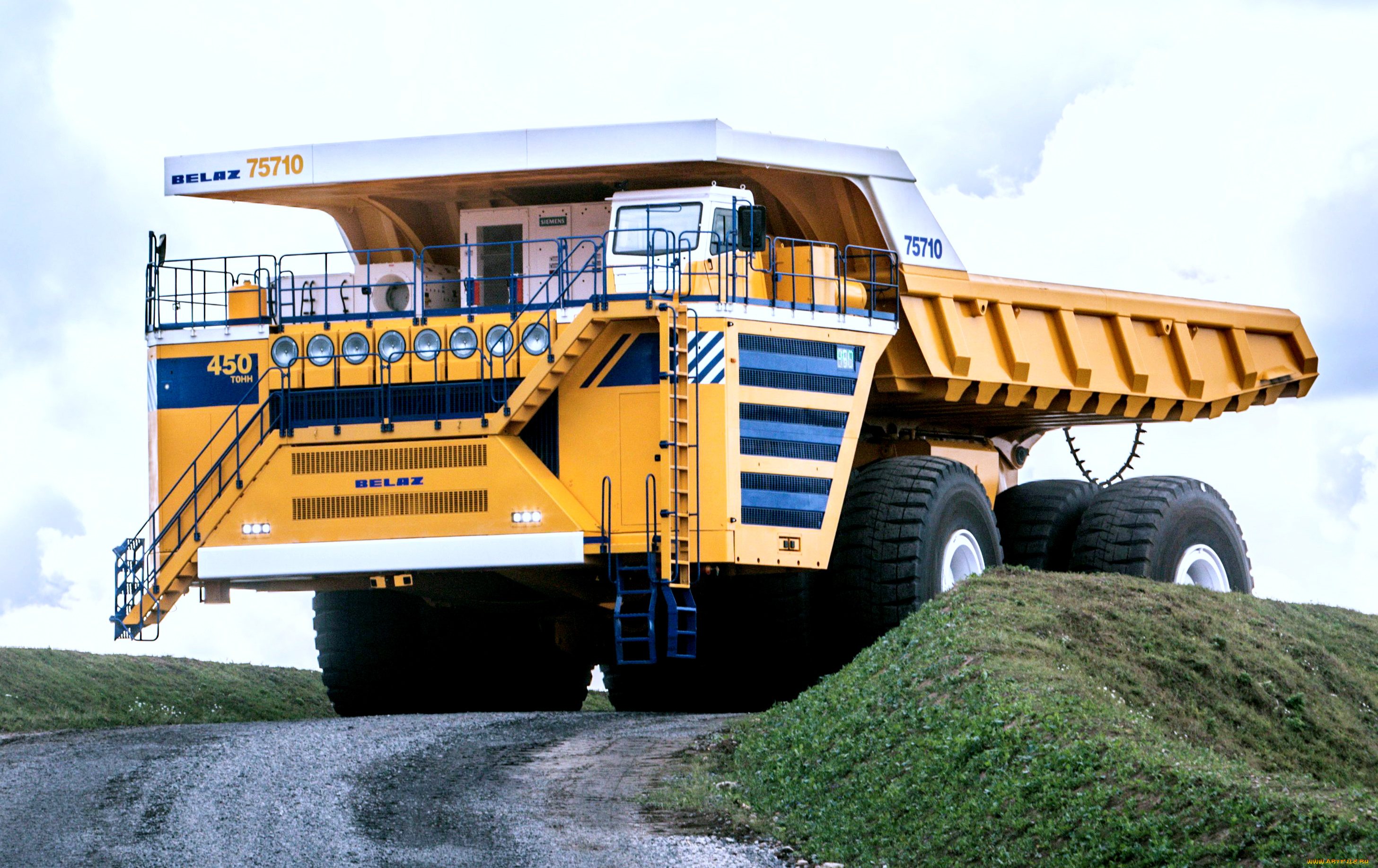белаз, техника, строительная, техника, 75710