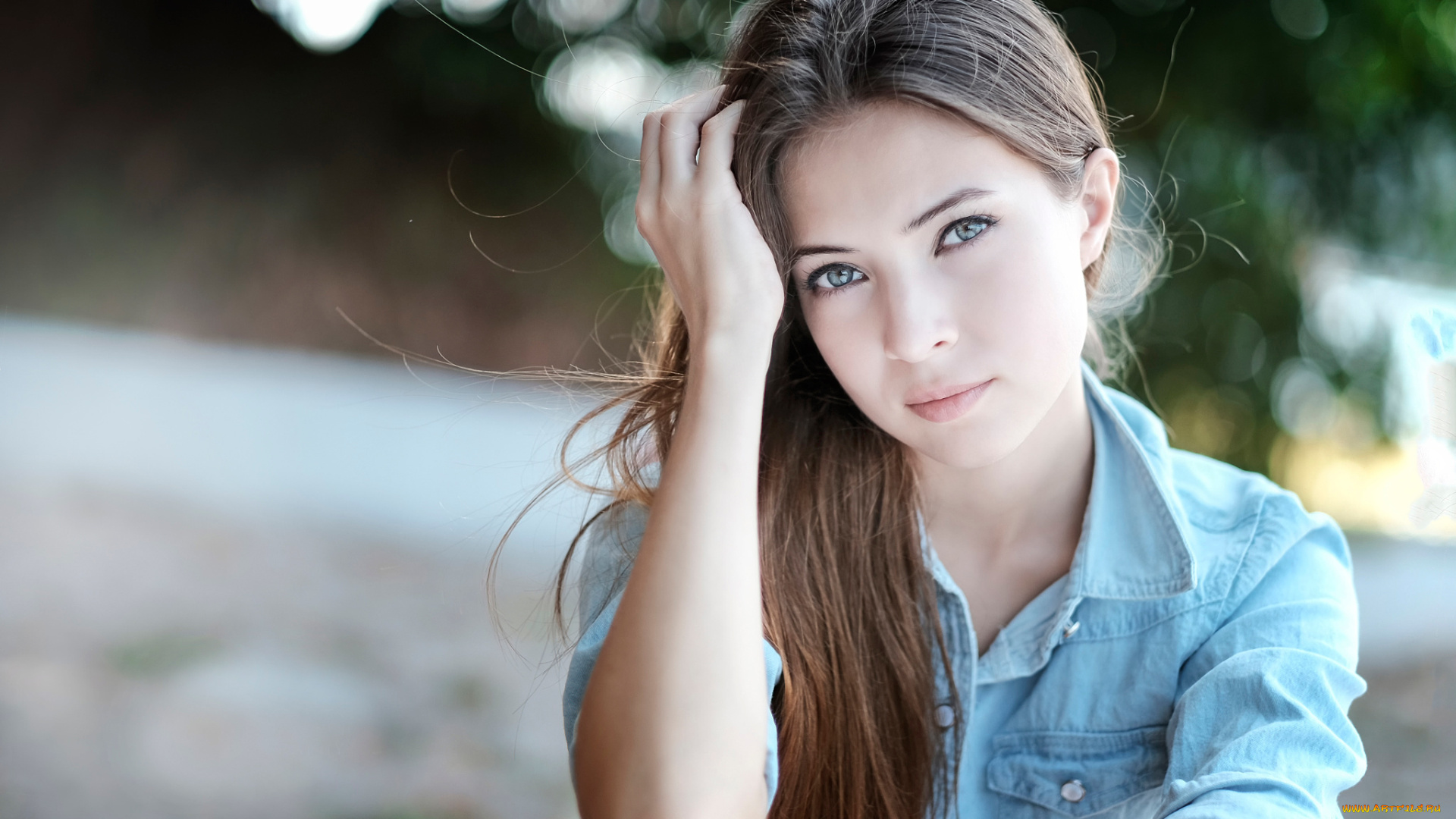 девушки, -unsort, , лица, , портреты, hayqalsamsuri, боке, портрет, aigel