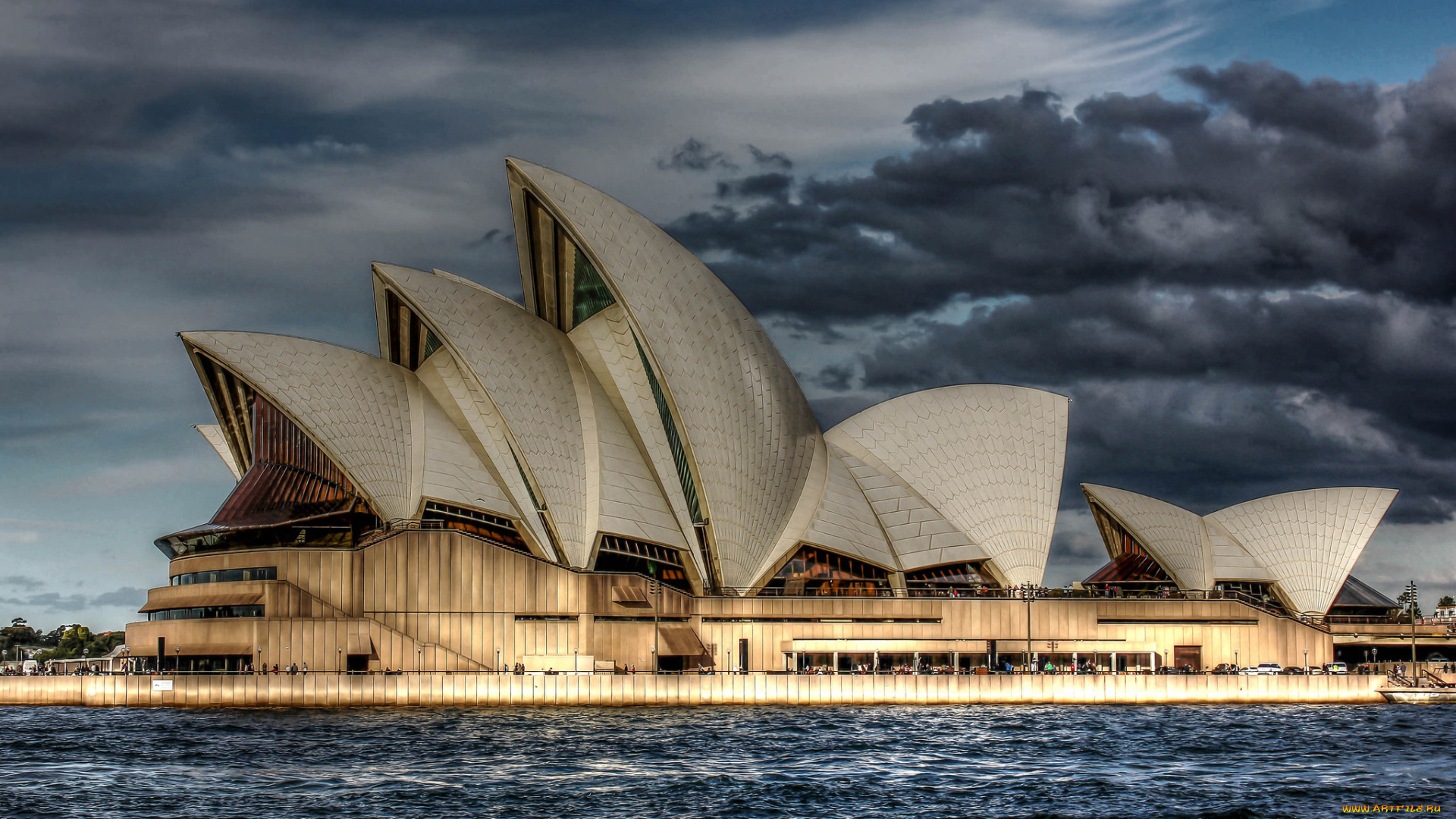 города, сидней, , австралия, тучи, море, небо, строения, город