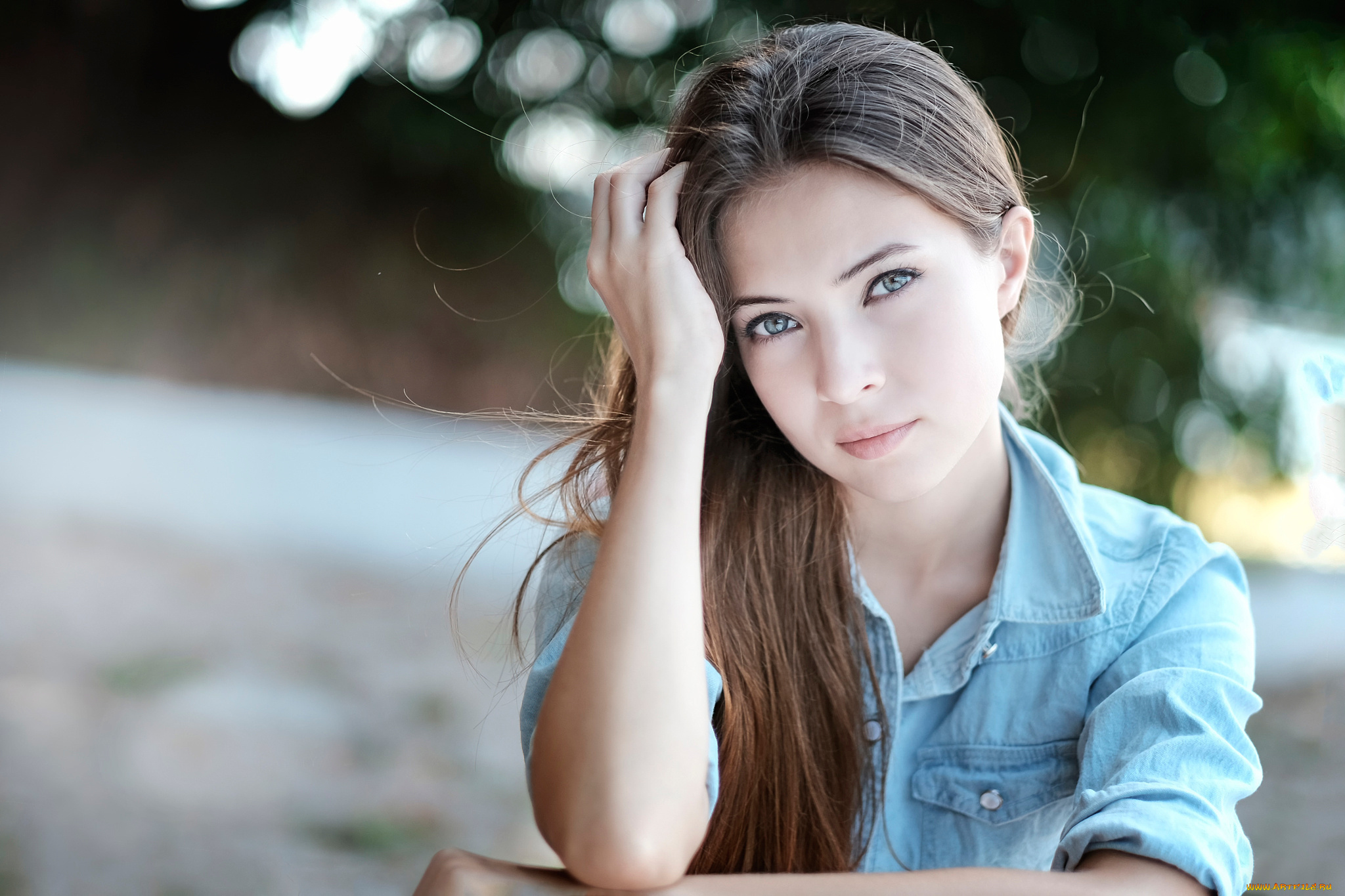 девушки, -unsort, , лица, , портреты, hayqalsamsuri, боке, портрет, aigel