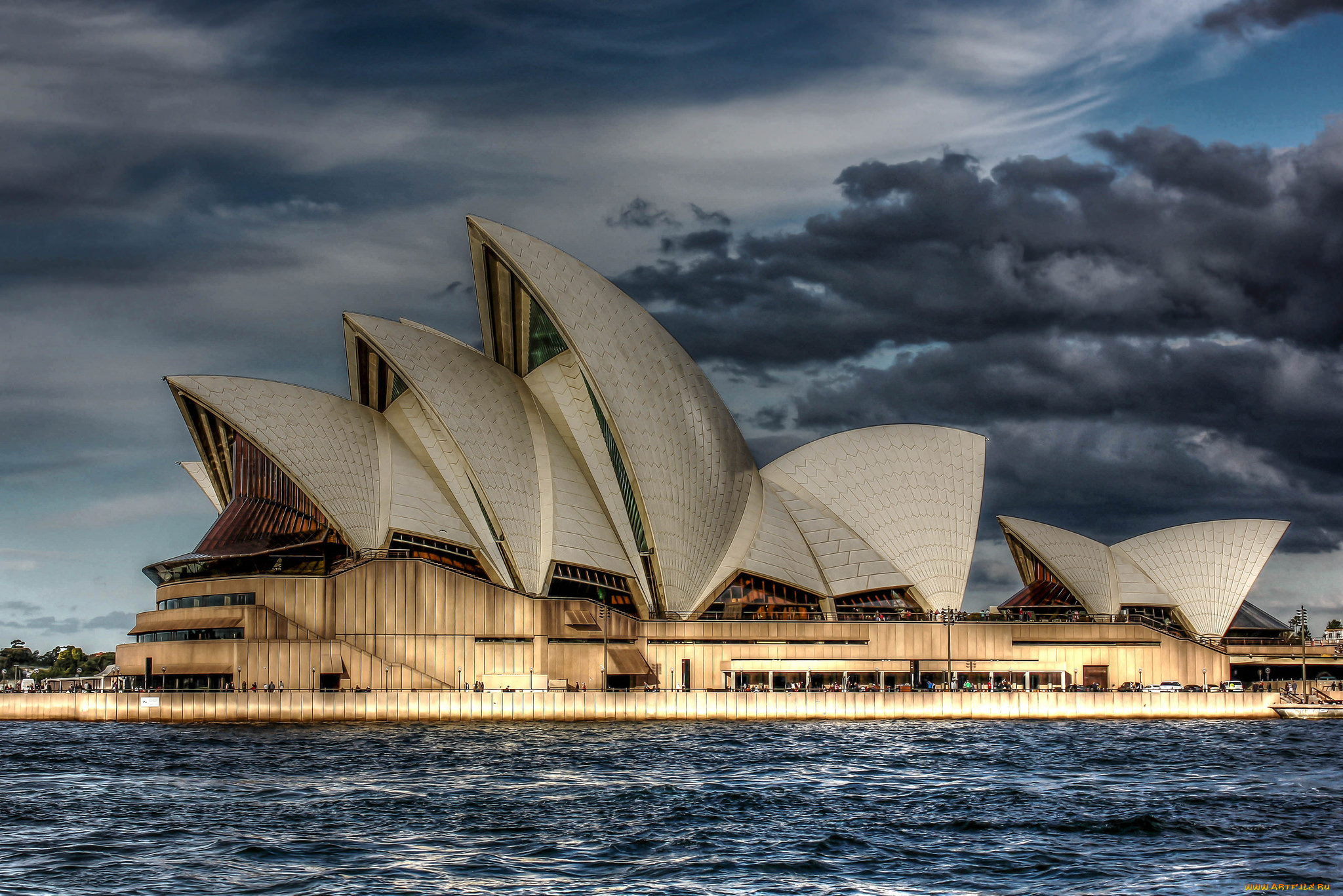 города, сидней, , австралия, тучи, море, небо, строения, город