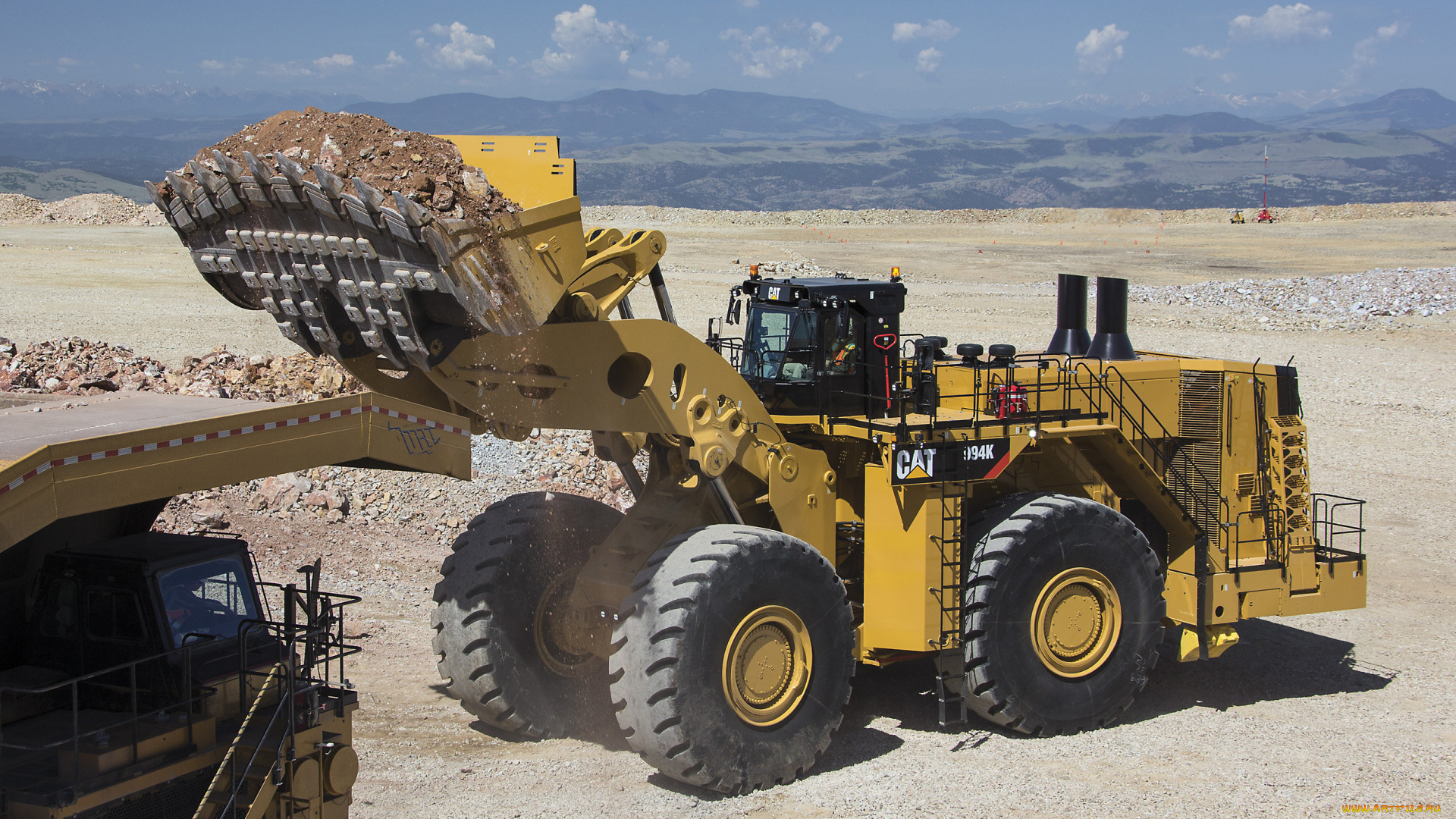 техника, фронтальные, погрузчики, caterpillar