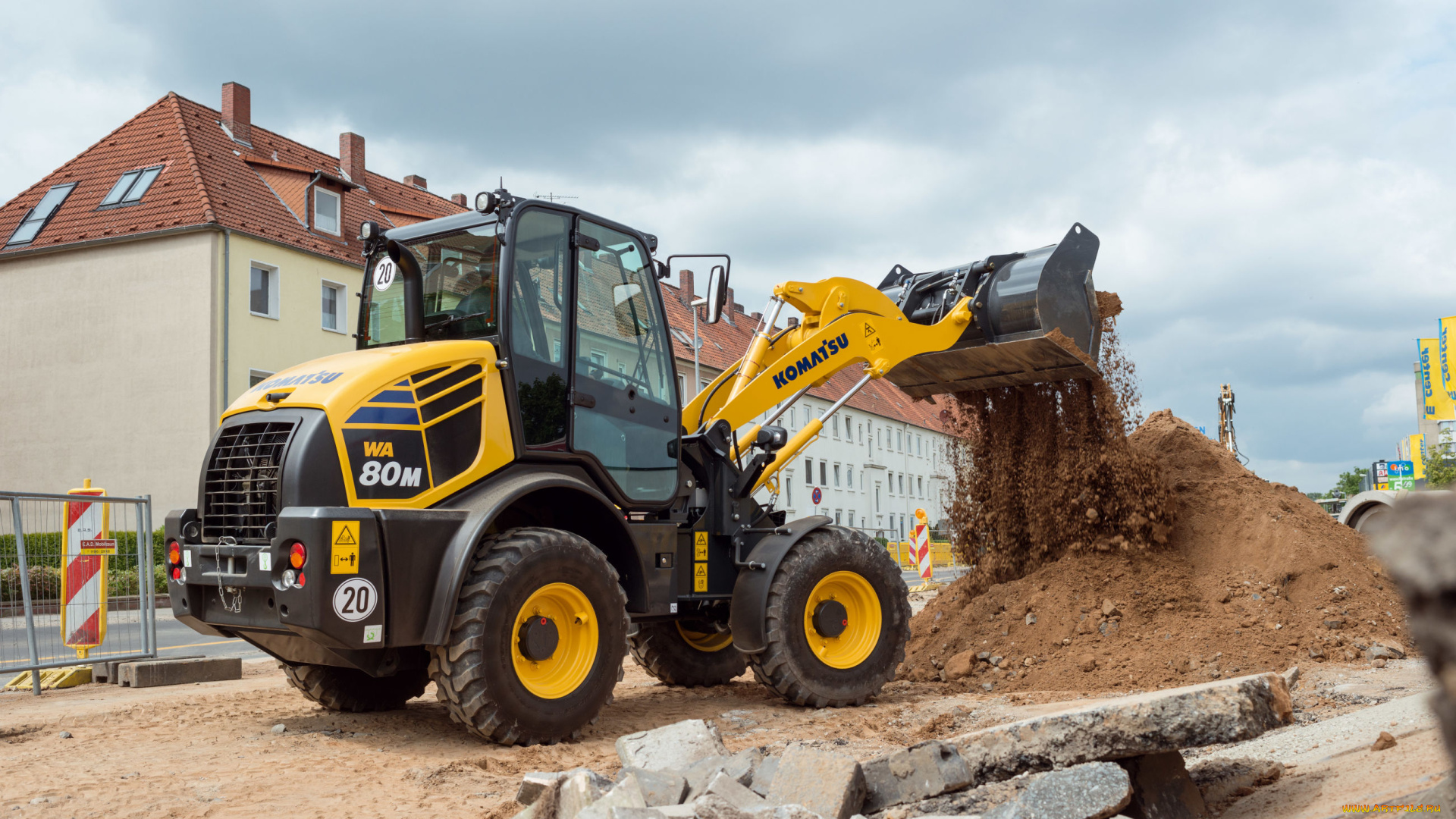 техника, фронтальные, погрузчики, komatsu