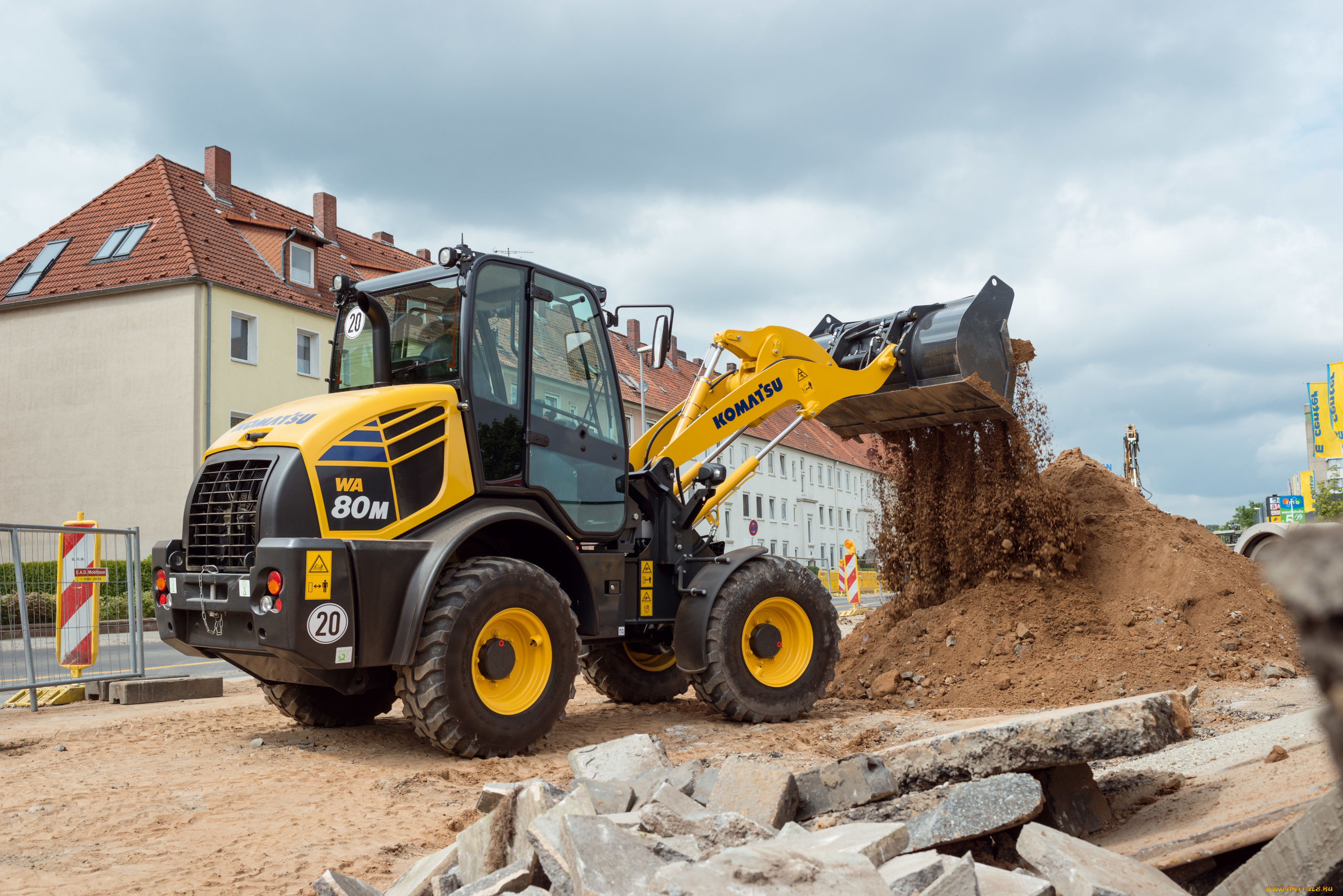 техника, фронтальные, погрузчики, komatsu