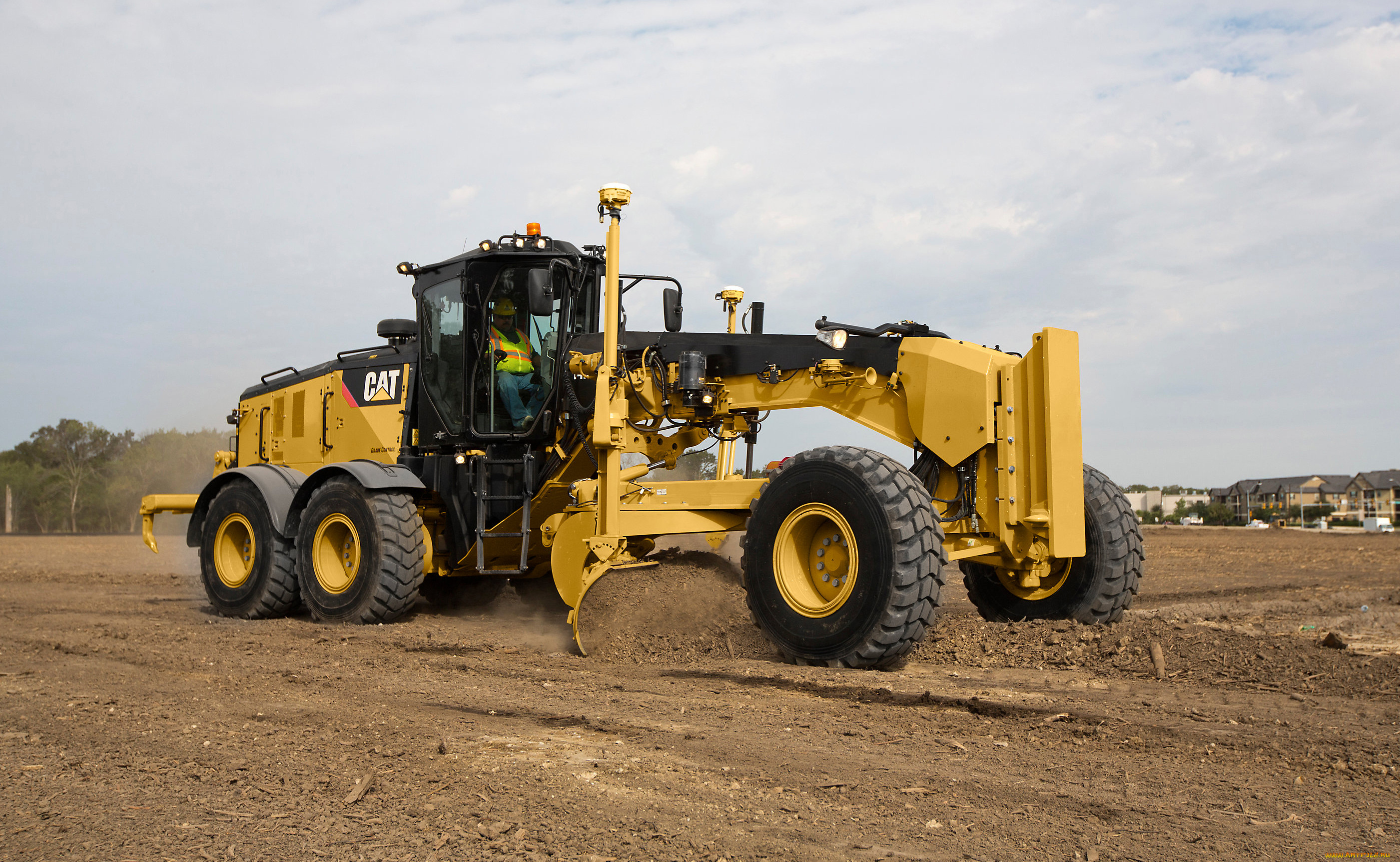 техника, грейдеры, caterpillar