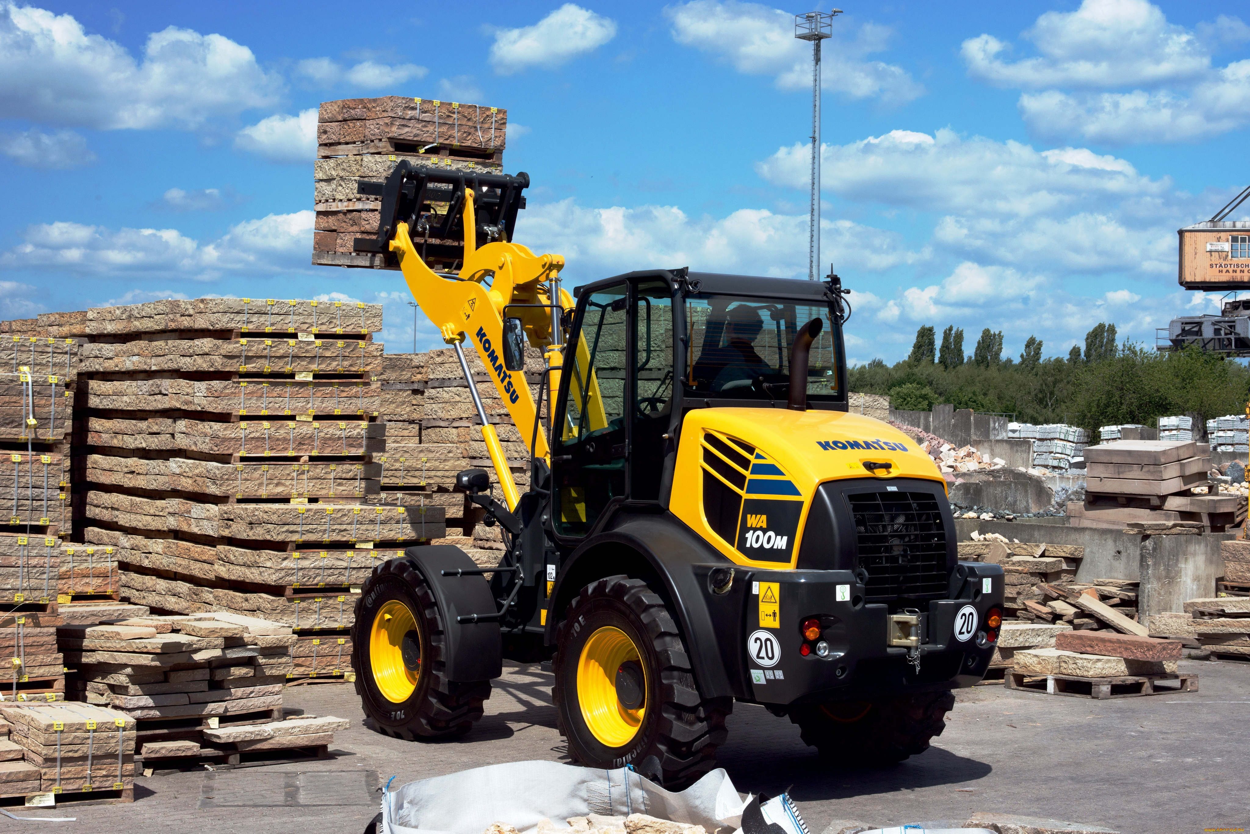 техника, фронтальные, погрузчики, komatsu