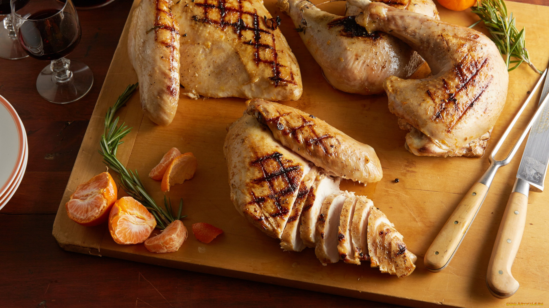 еда, мясные, блюда, индейка
