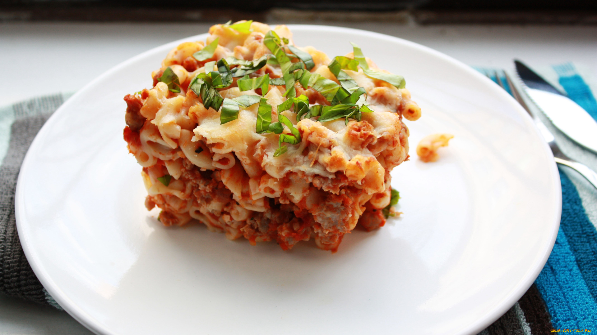 еда, вторые, блюда, лазанья