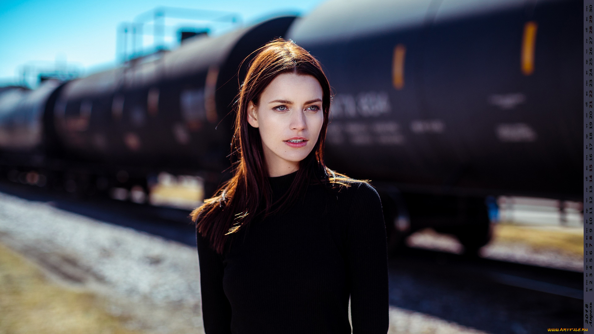 календари, девушки, вагон, взгляд