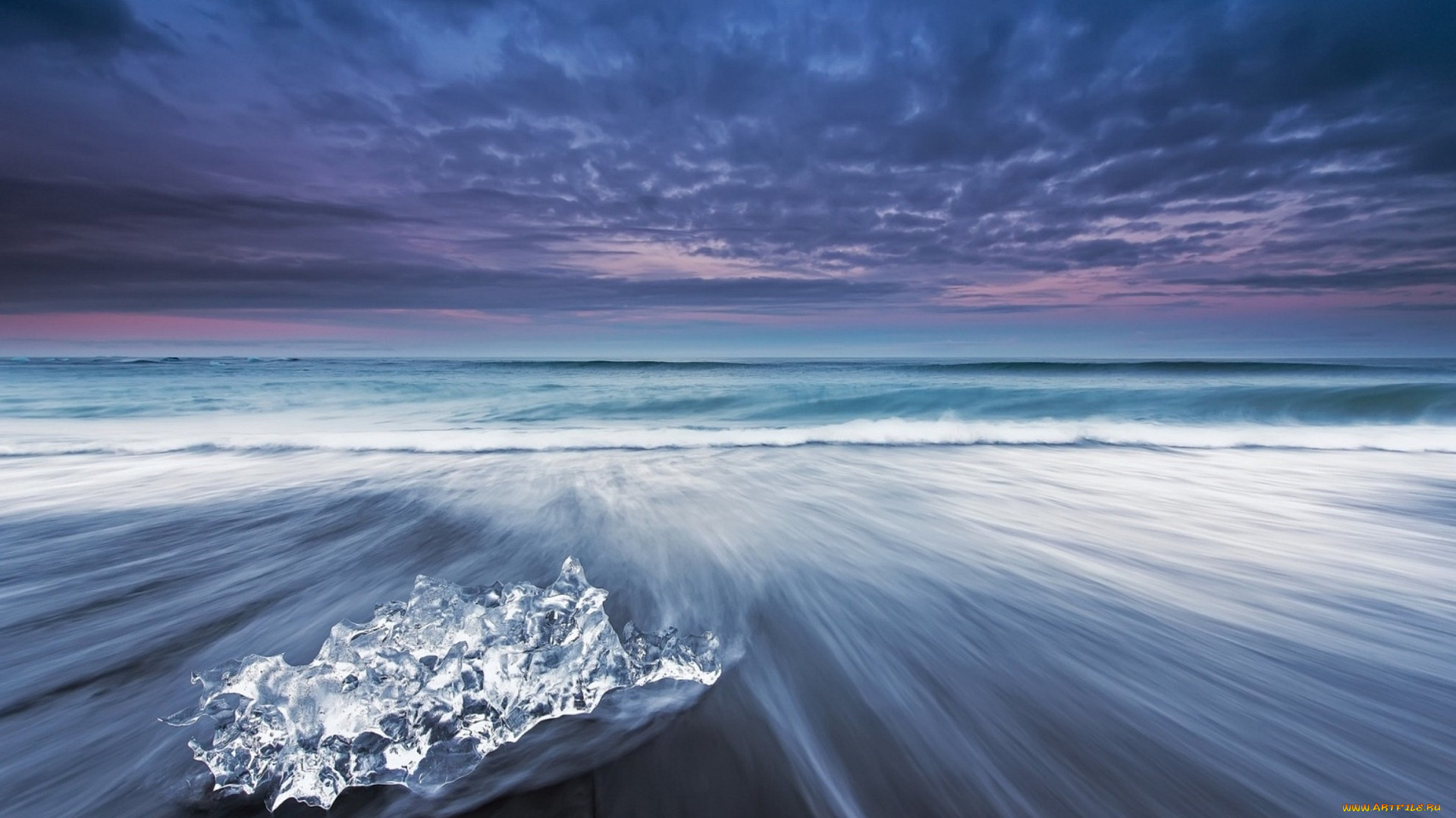 природа, дороги, камень, берег, море, рассвет, облака, небо