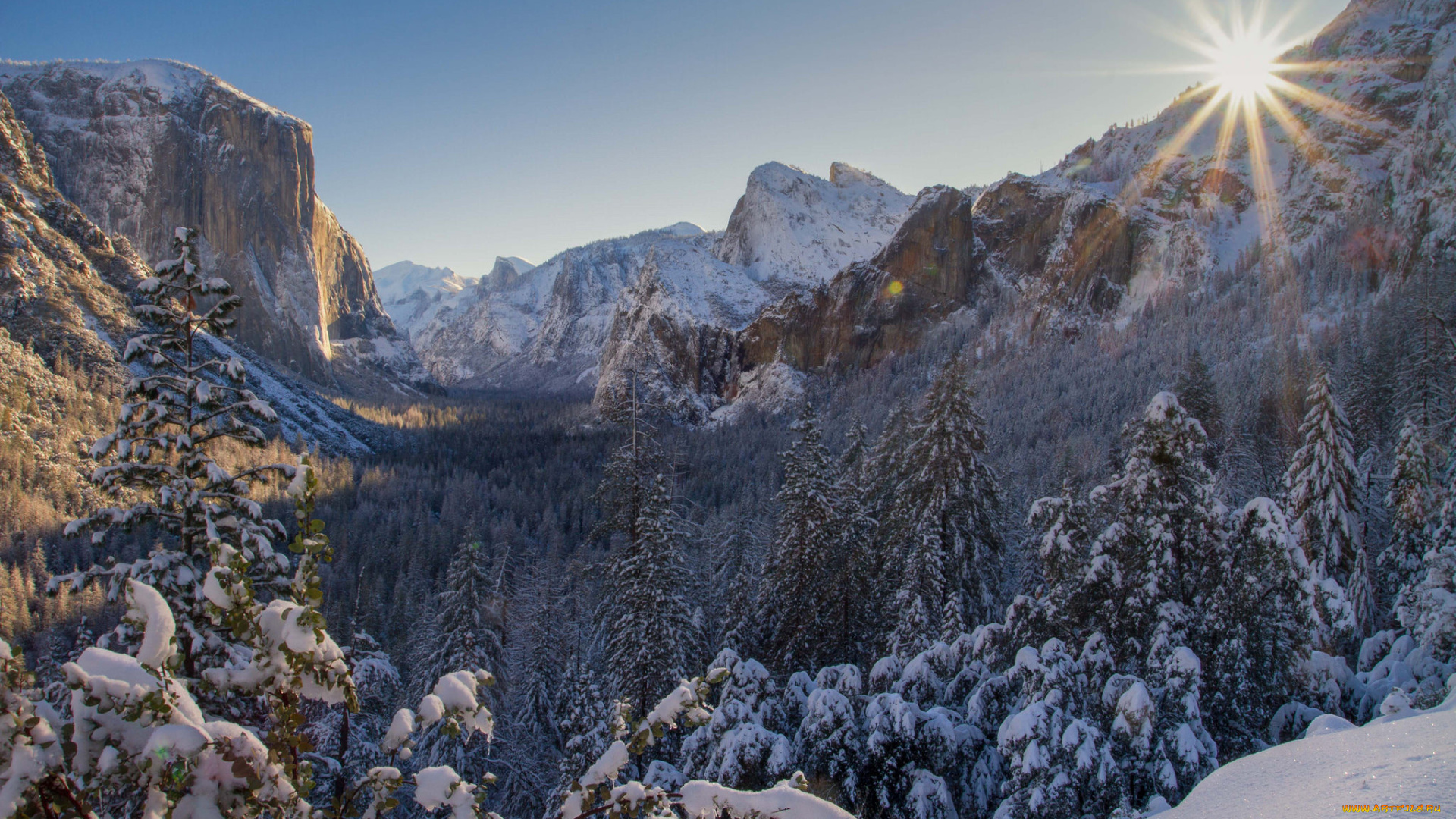 природа, горы, простор