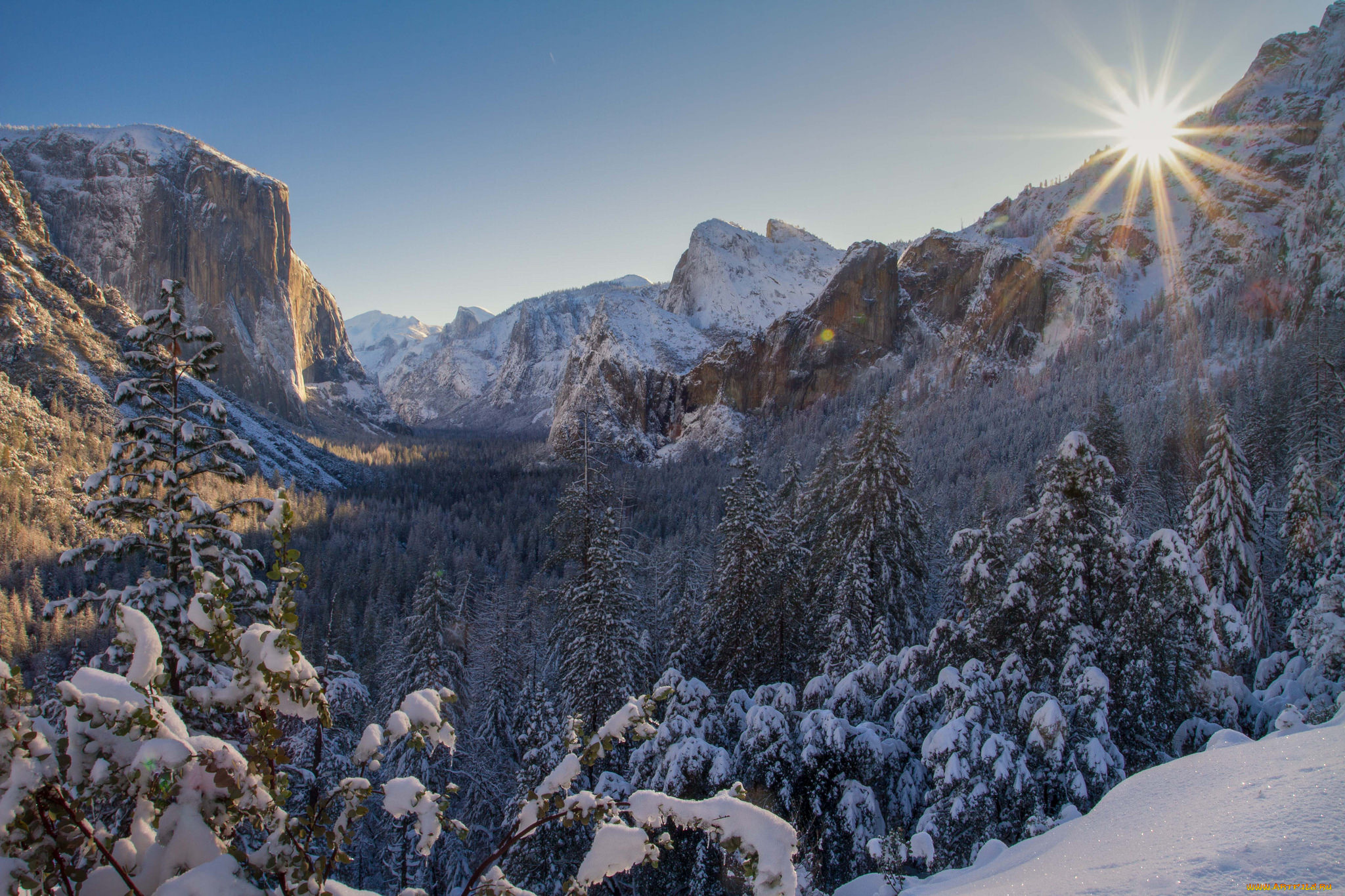 природа, горы, простор