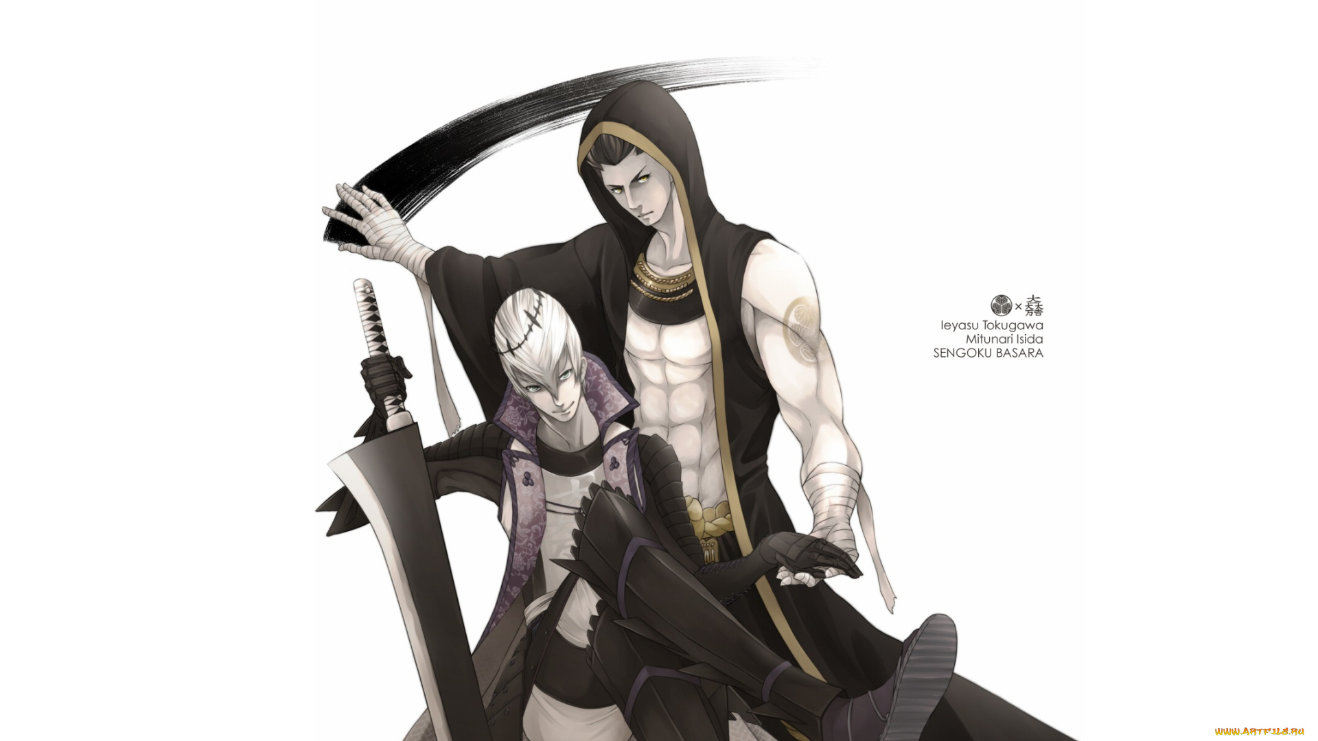 аниме, sengoku, basara, эпоха, смут