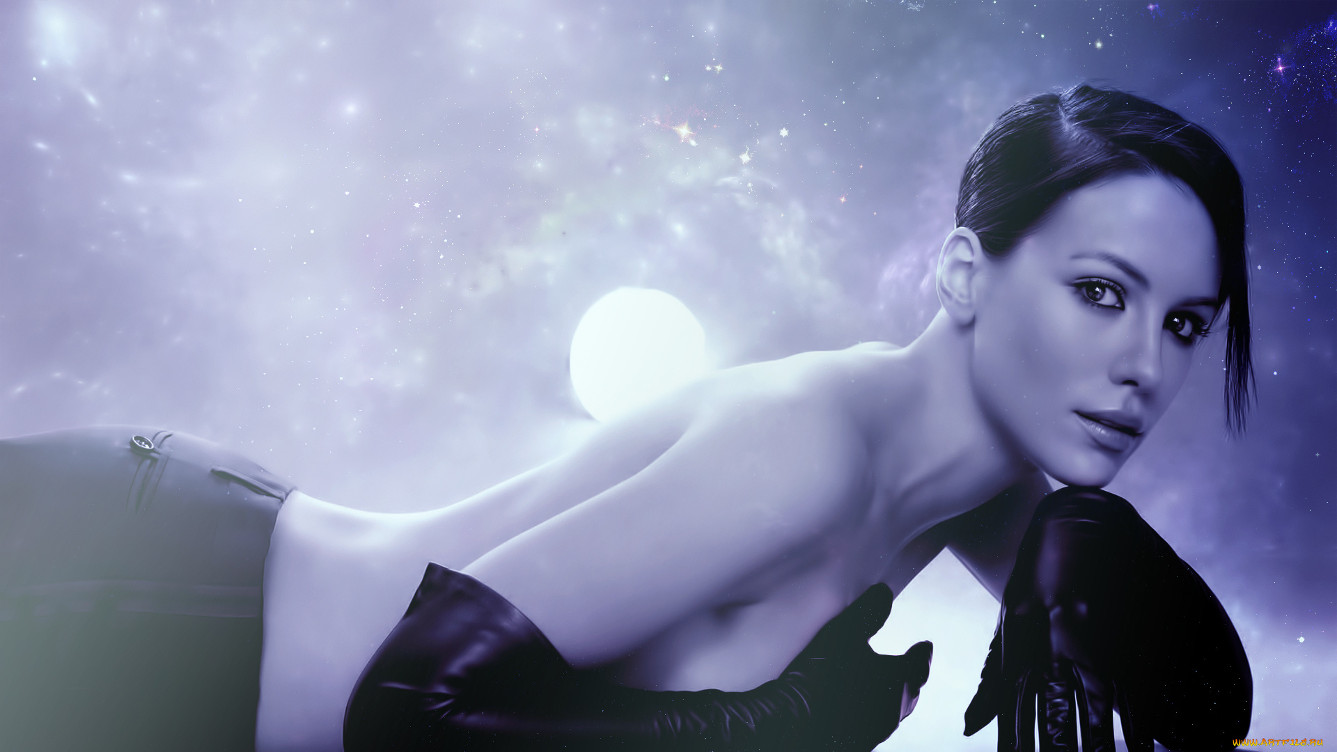 девушки, kate, beckinsale, девушка, фон, взгляд