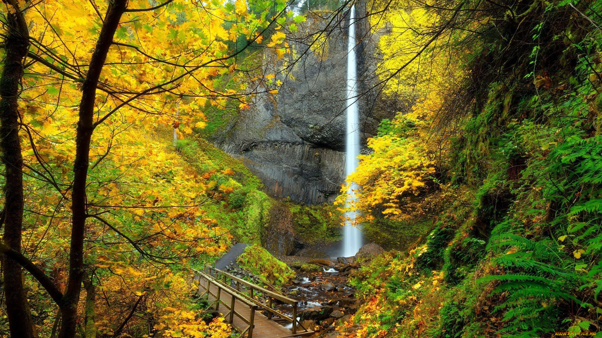 природа, водопады, поток, водопад, вода