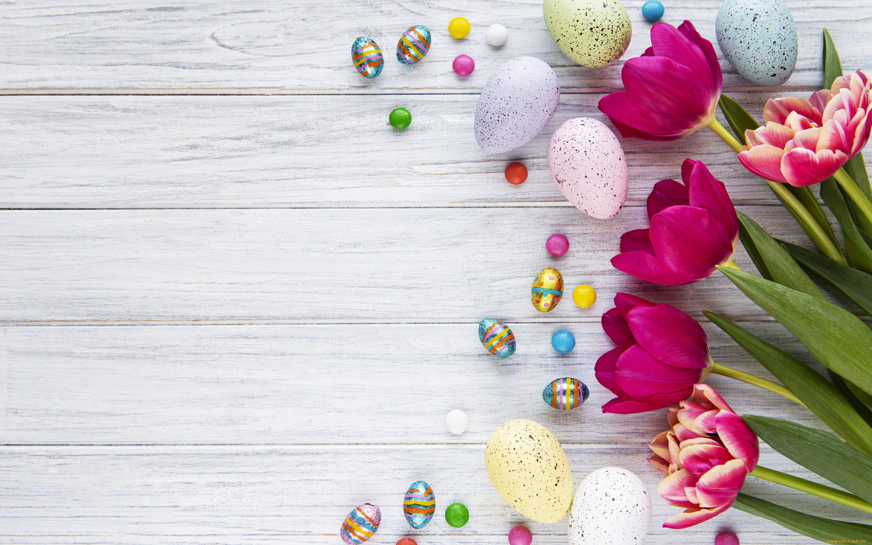 праздничные, пасха, тюльпаны, цветы, букет, весна, фон, праздник