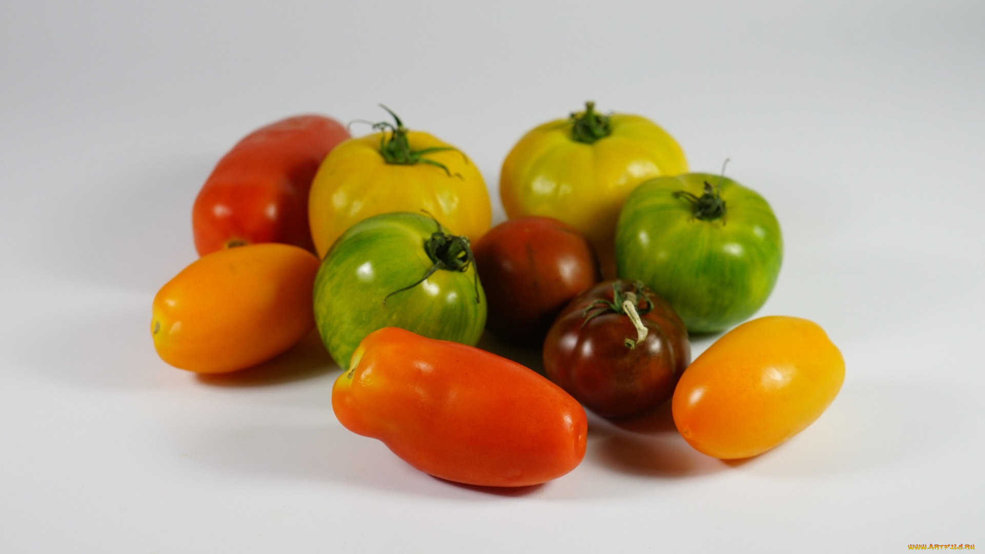 еда, помидоры, томаты, ассорти