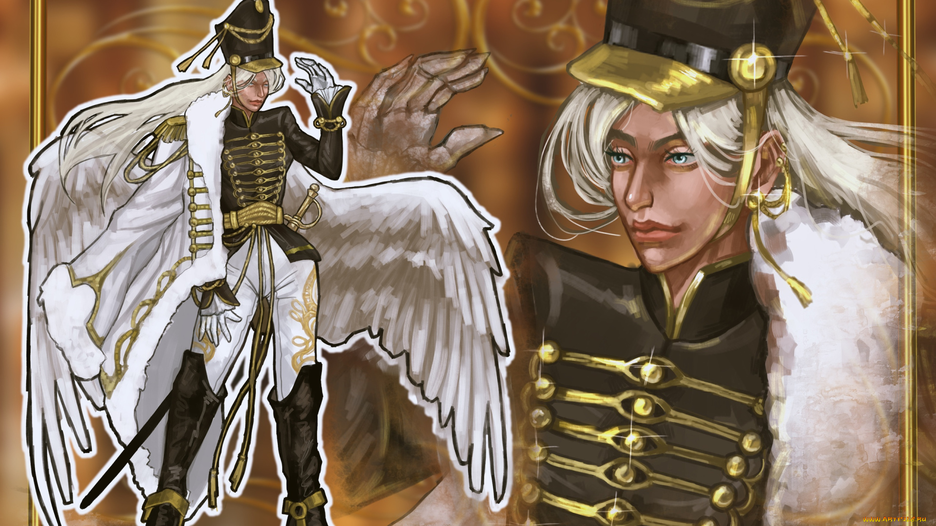 фэнтези, ангелы, ангел, форма