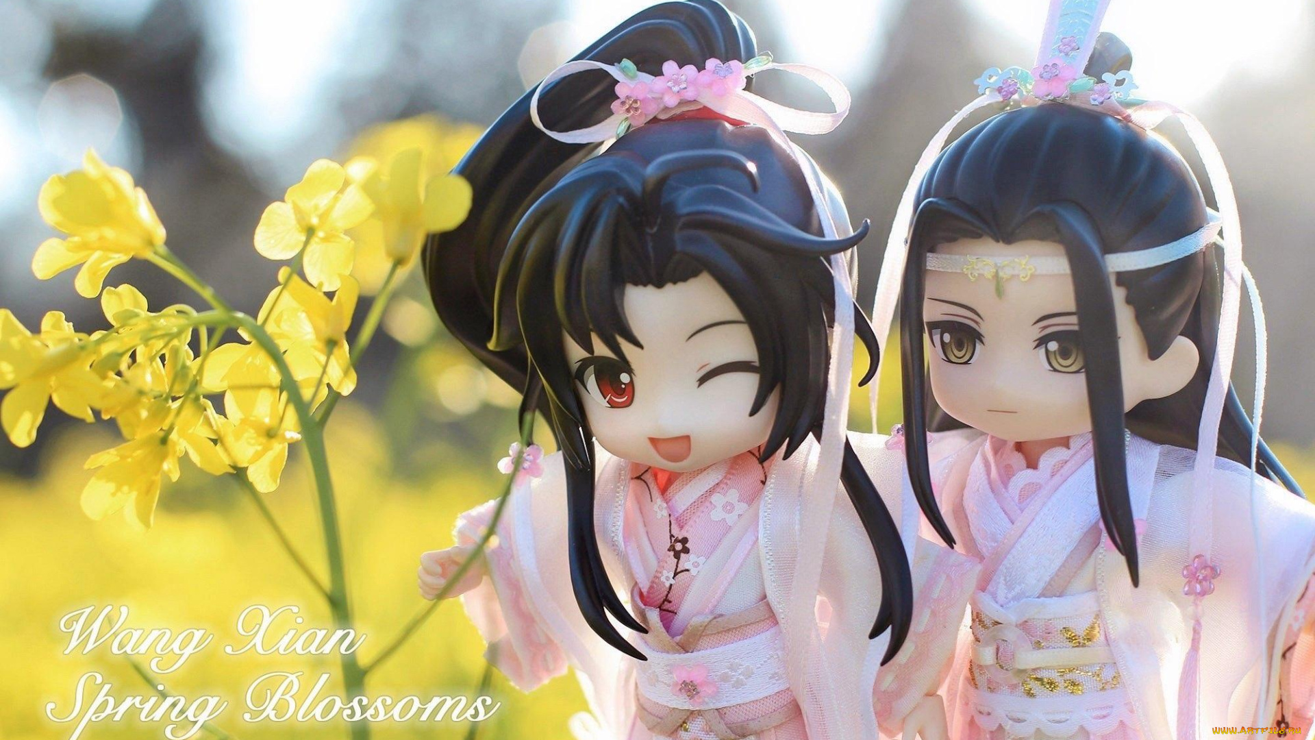 разное, игрушки, лань, ванцзи, вэй, усянь, куклы, цветы