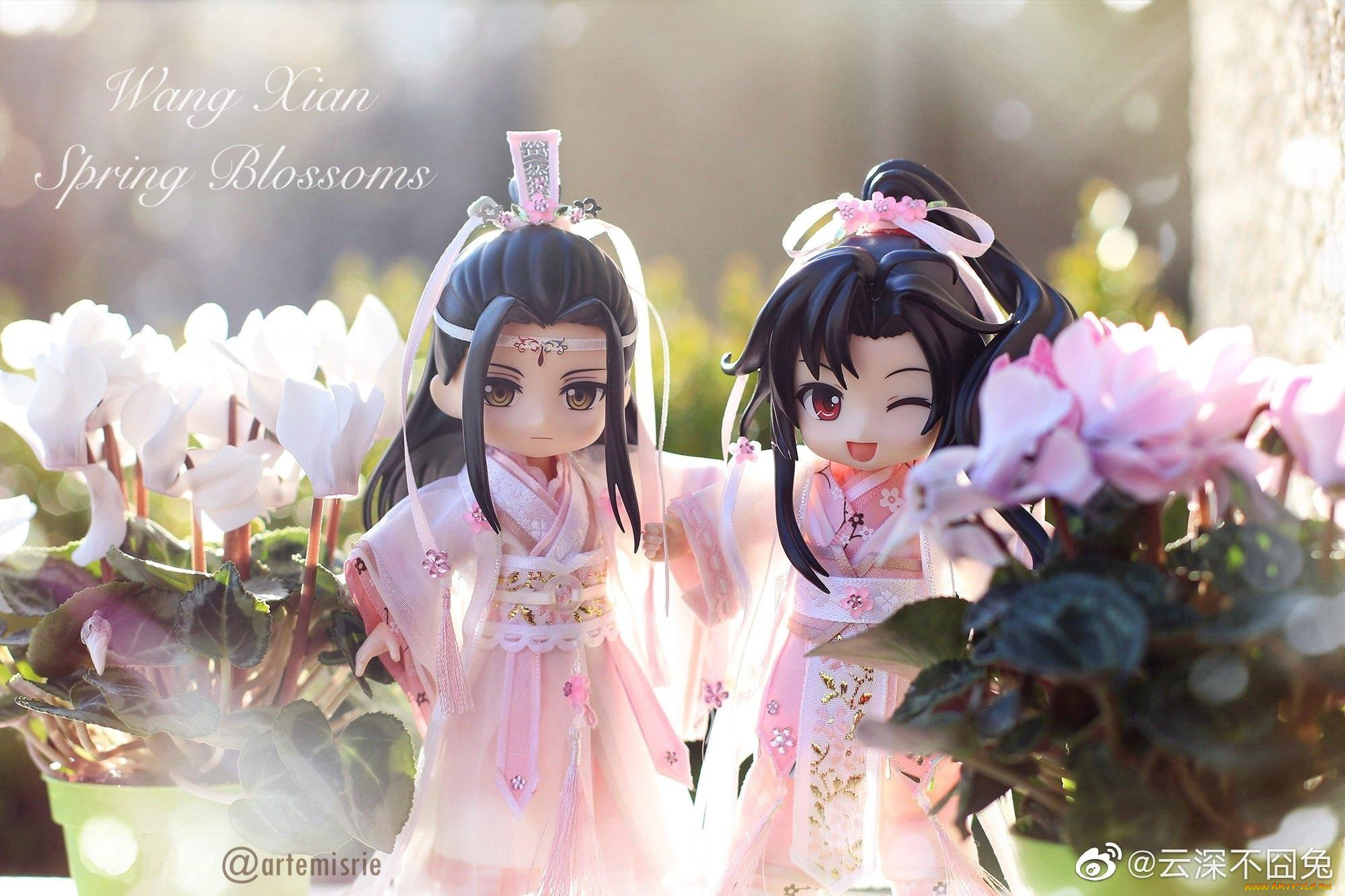 разное, игрушки, лань, ванцзи, вэй, усянь, куклы, цветы