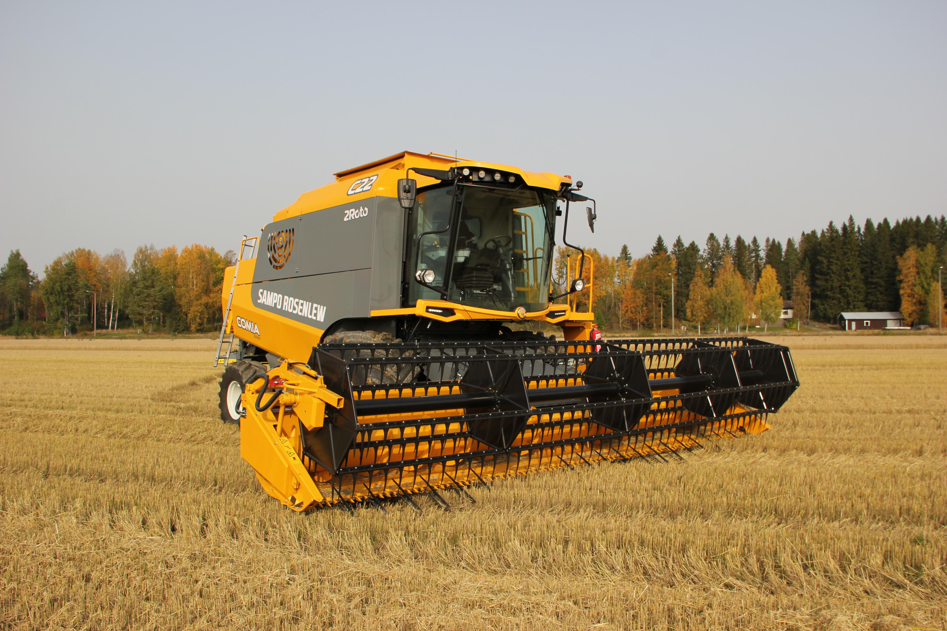 техника, комбайны, sampo