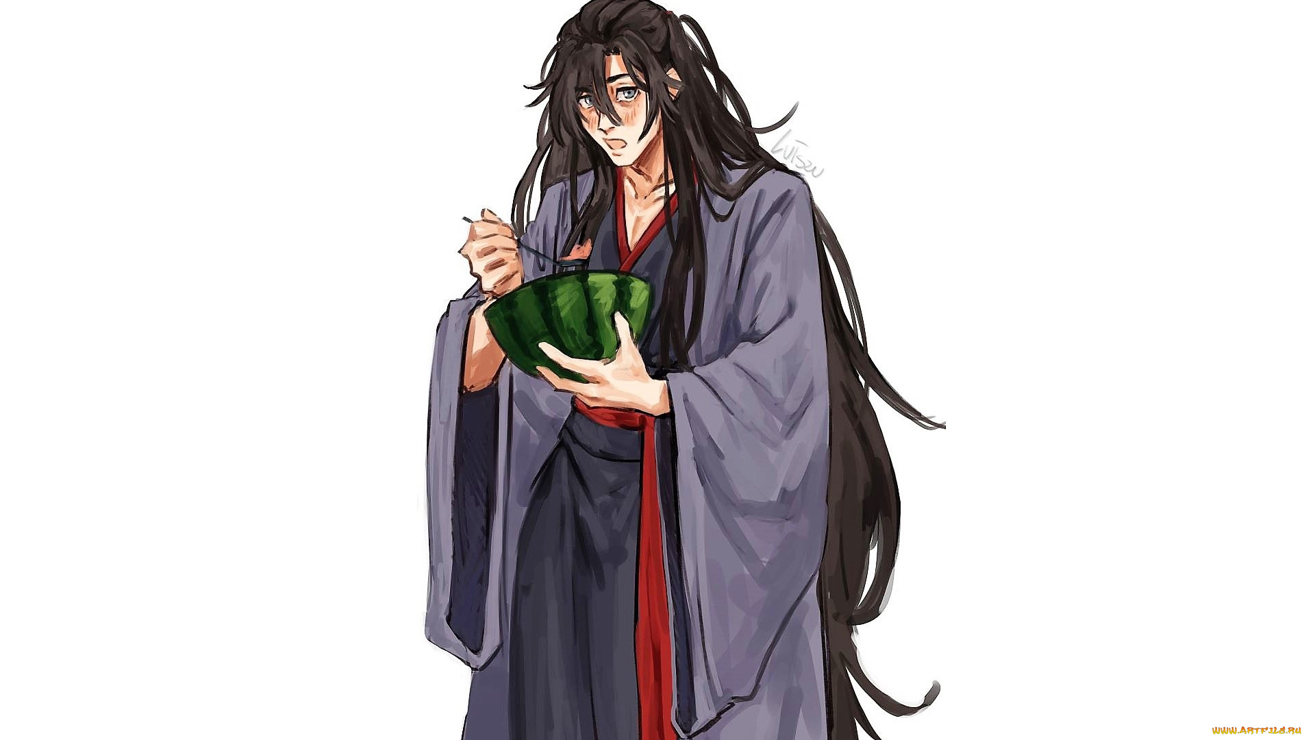 аниме, mo, dao, zu, shi, вэй, усянь, арбуз