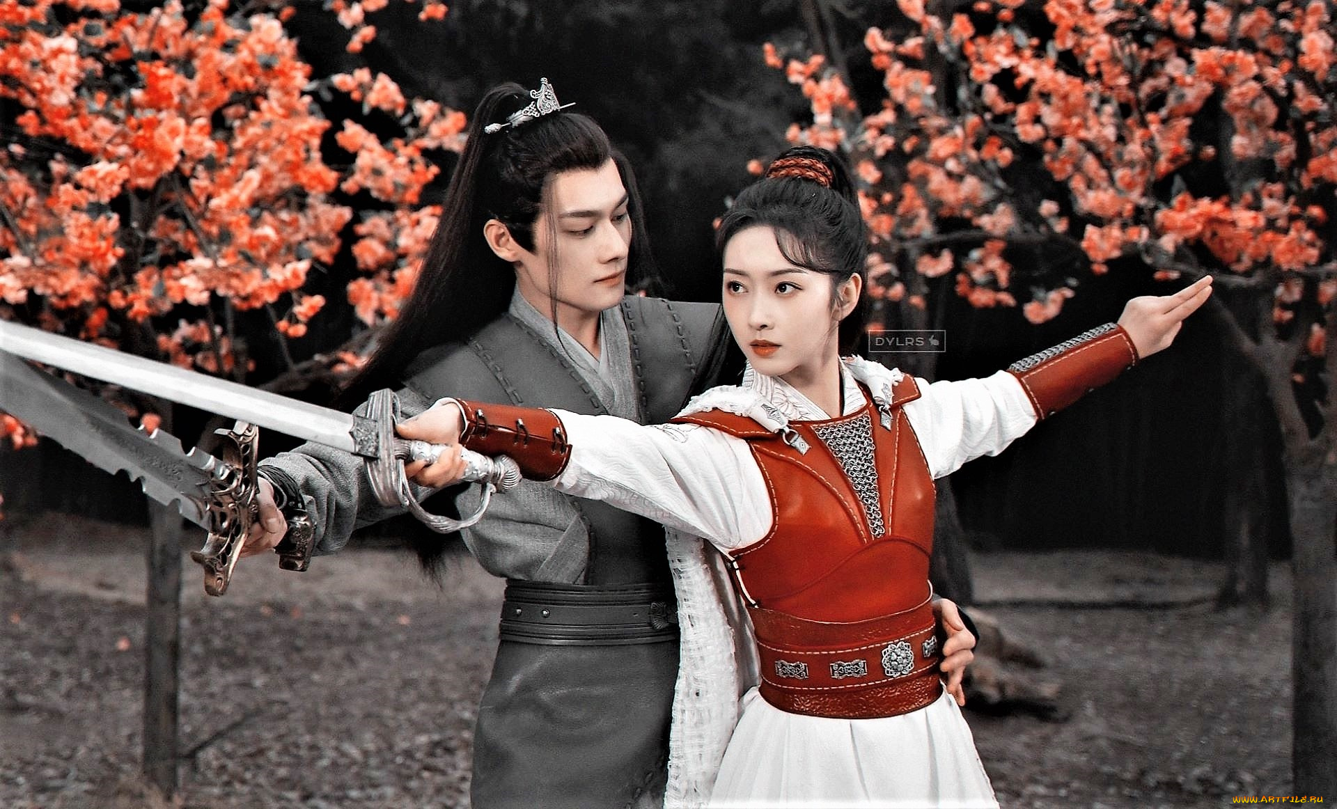 divine, destiny, кино, фильмы, -unknown, , другое, парень, девушка, оружие, тренировка