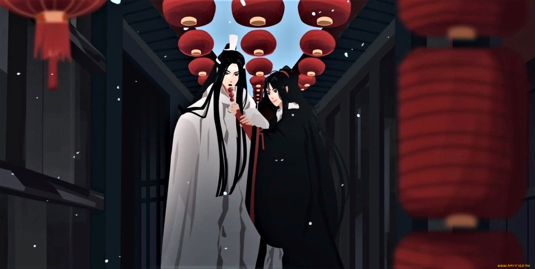 аниме, mo, dao, zu, shi, лань, ванцзи, вэй, усянь, конфеты, фонари