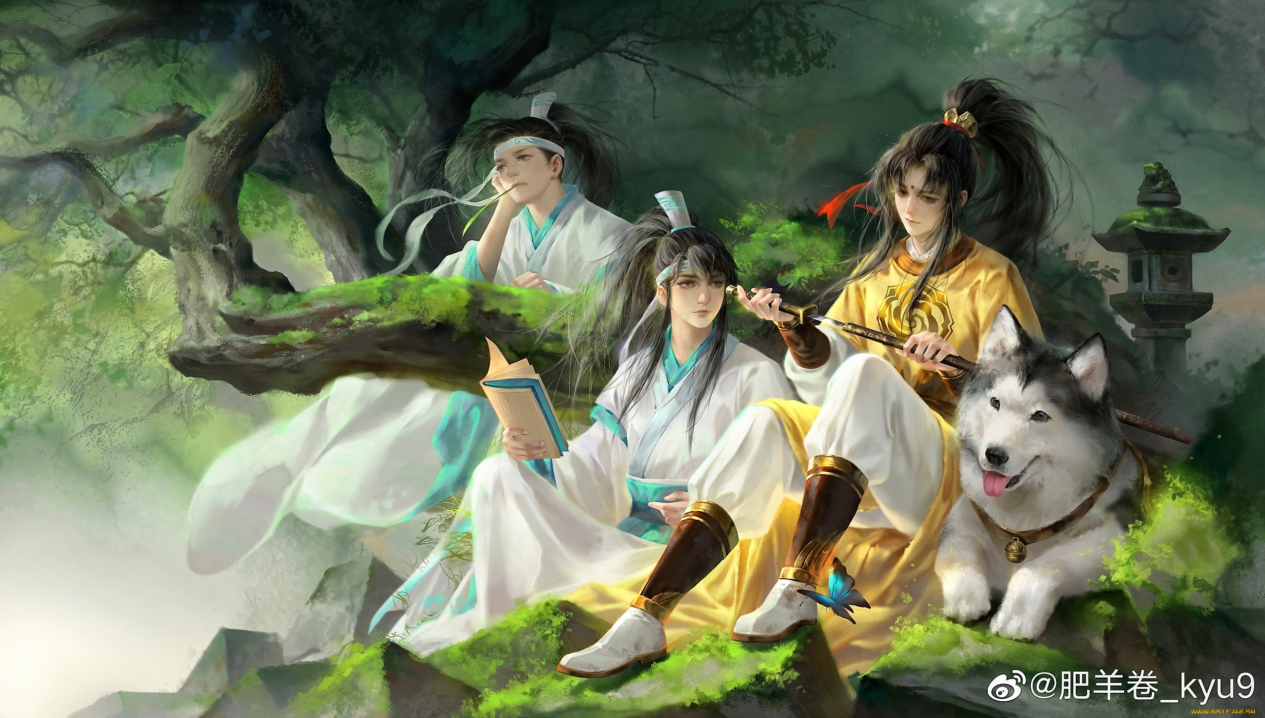 аниме, mo, dao, zu, shi, лань, циньи, сычжуй, цзинь, лин, фея