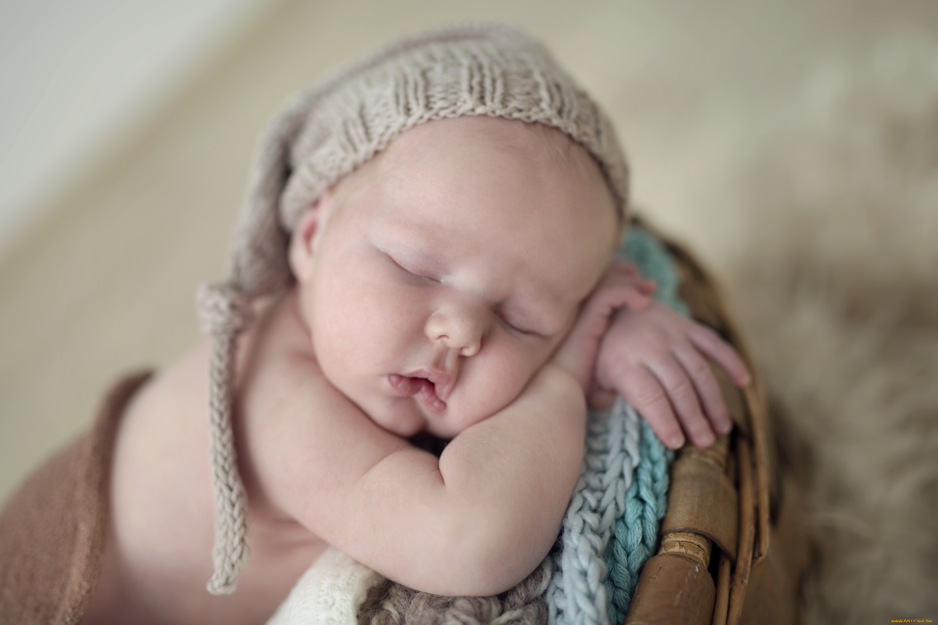 разное, дети, ребенок, шапка, корзина, сон