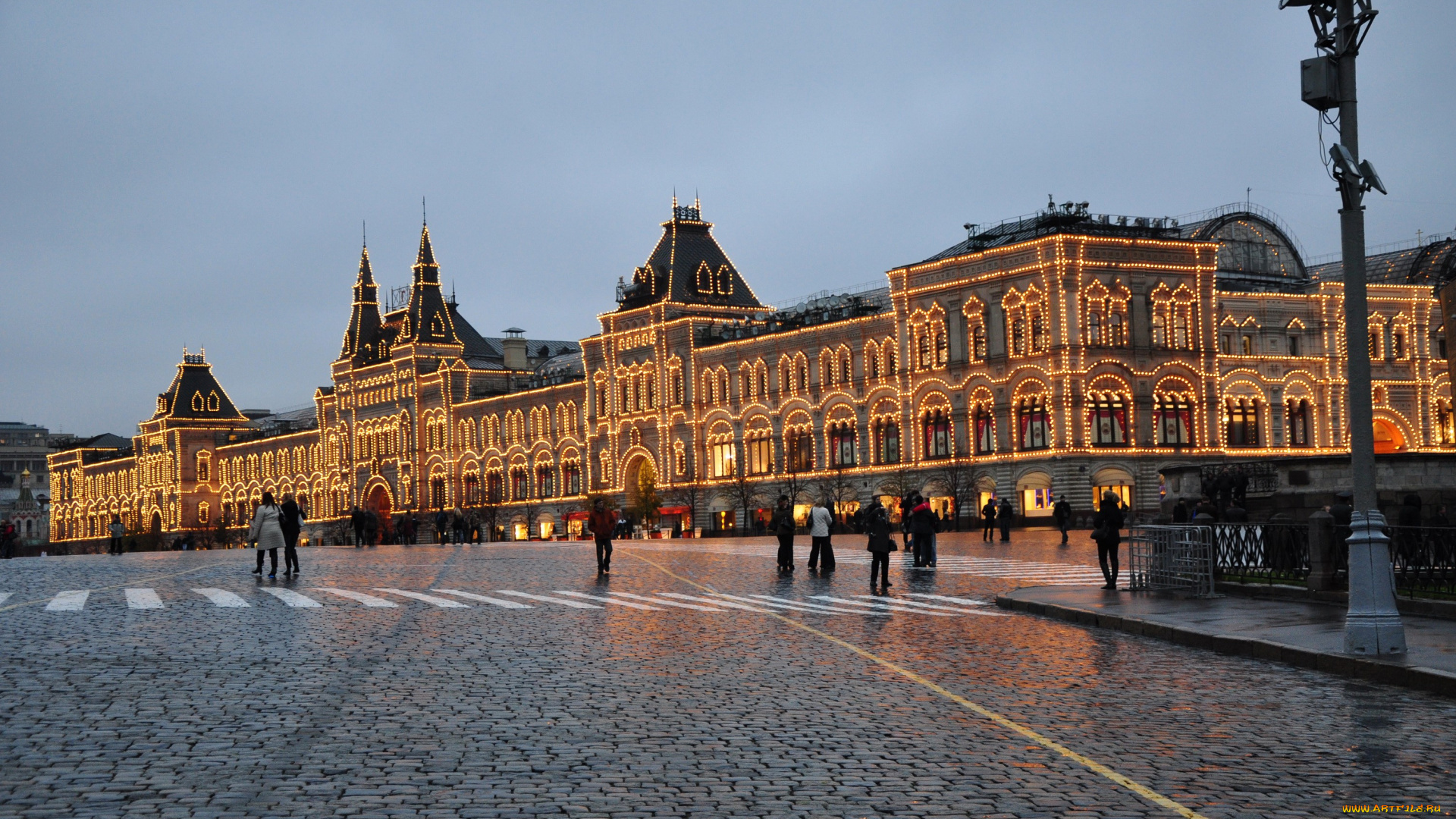 города, москва, , россия, крупный, гум, торговый, комплекс, красная, площадь, центр, москва