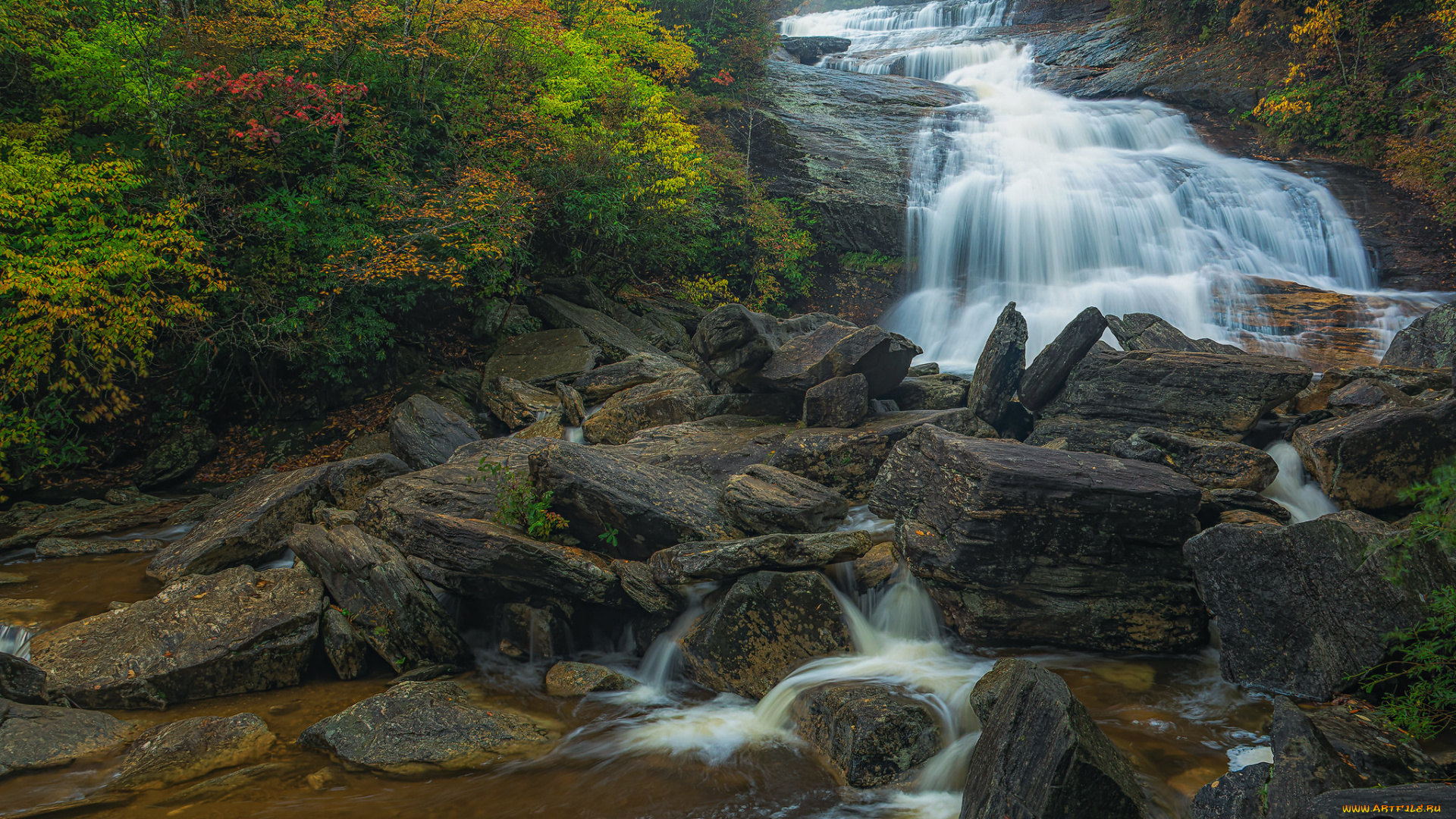 природа, водопады, водопад