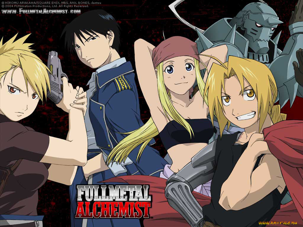 аниме, fullmetal, alchemist