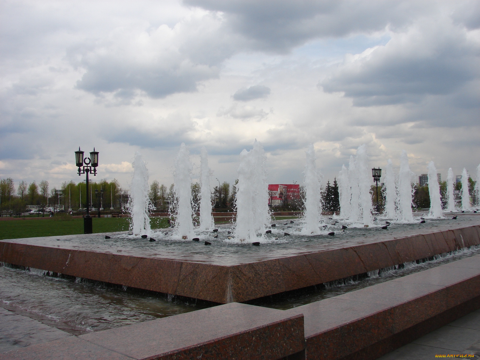 фонтаны, города